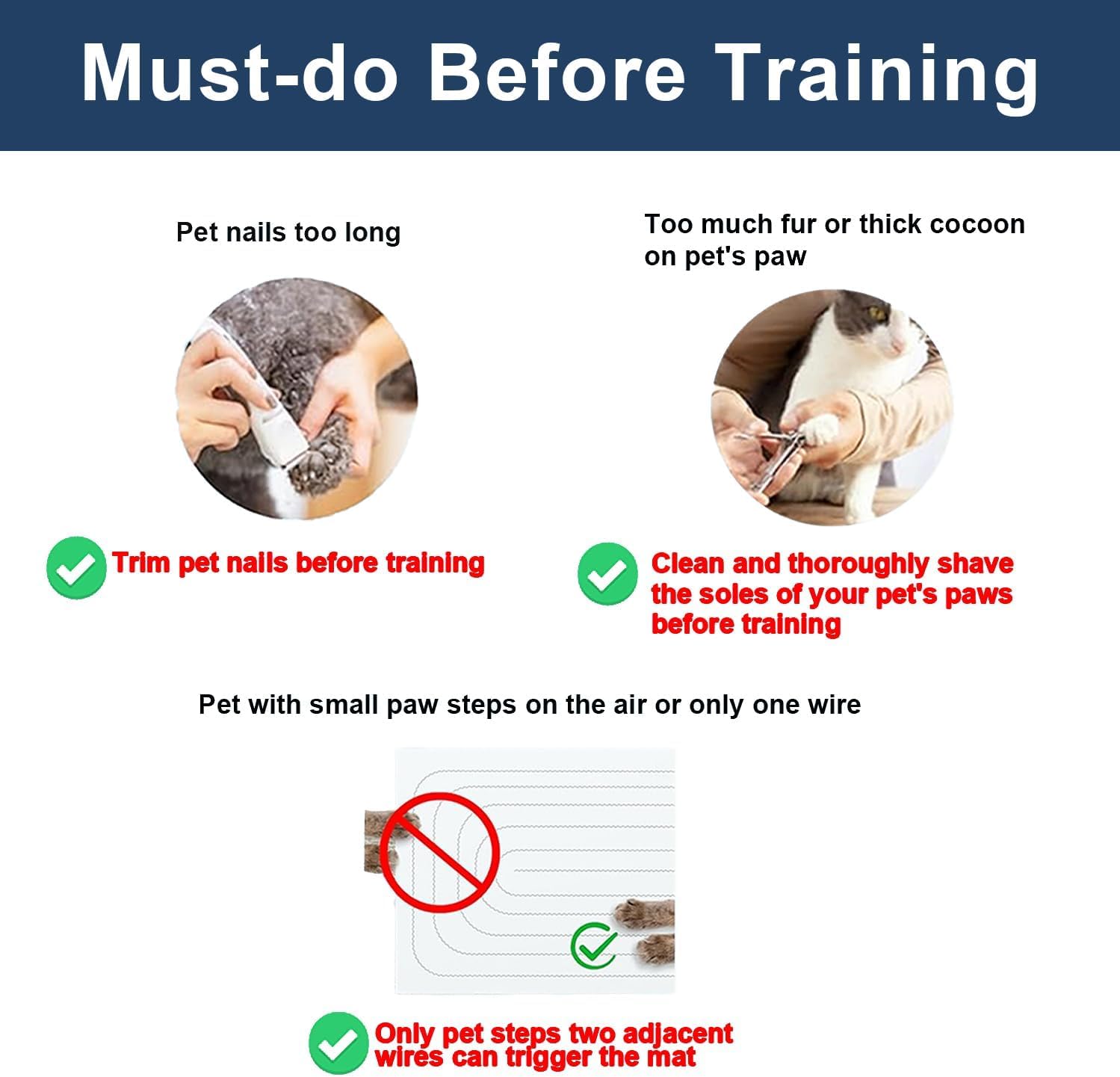 Paparela Scat Shock Mat For Dogs And Cats Indoor, Pet Shock Mats For Training Pets, Electric Repellent Mat Keeps Dogs And Cats O