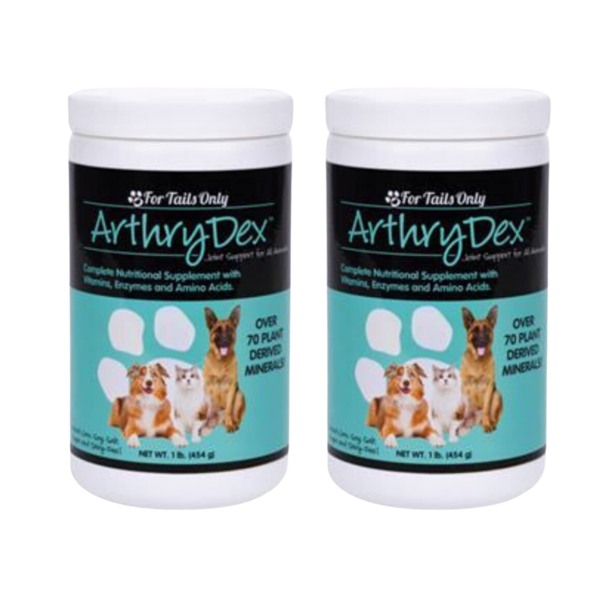 YOUNGEVITY Arthrydex Complete Nutritional Supplement | Vitamins, Probiotics & Enzymes | Pets Healthy Bones - 1 lb Canister (Pack