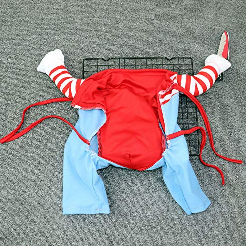 Pet Deadly Doll Dog Costume, Halloween Christmas Dog Costume Adjustable Dog & Cat Cosplay Costume For Small And Medium Pets(Xl)