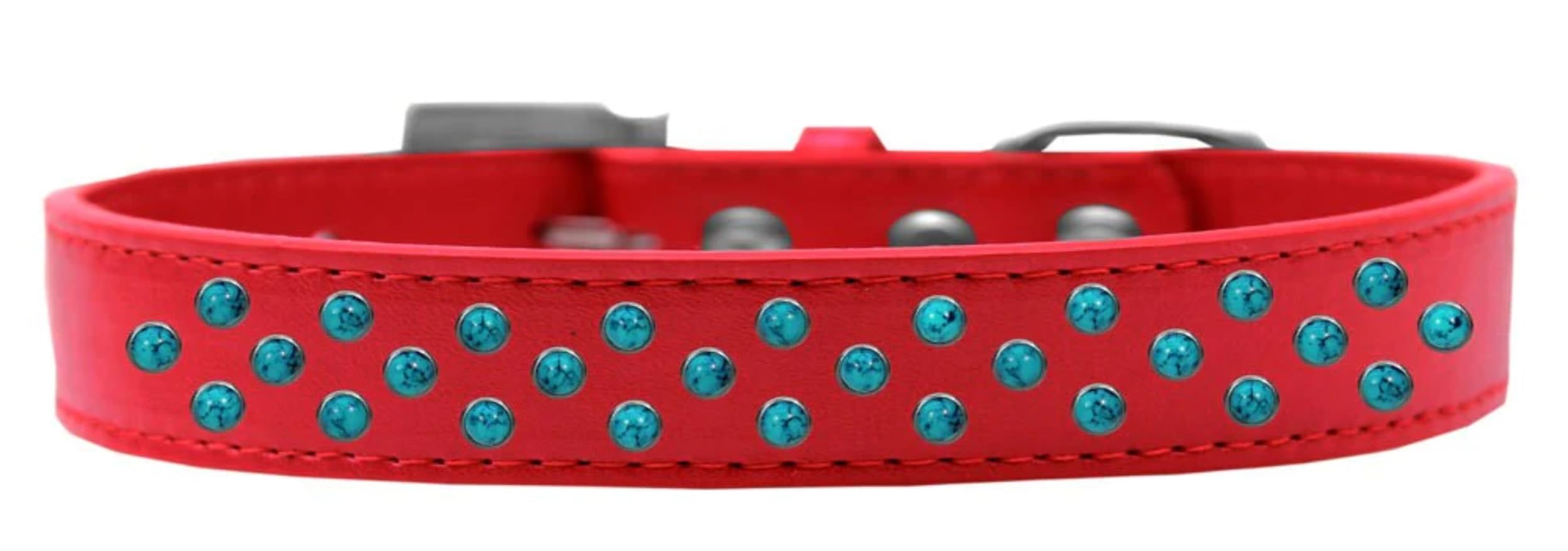 Dog, Puppy & Pet Fashion Collar, Southwest Turquoise Pearl Rimsets Sprinkles Black 14