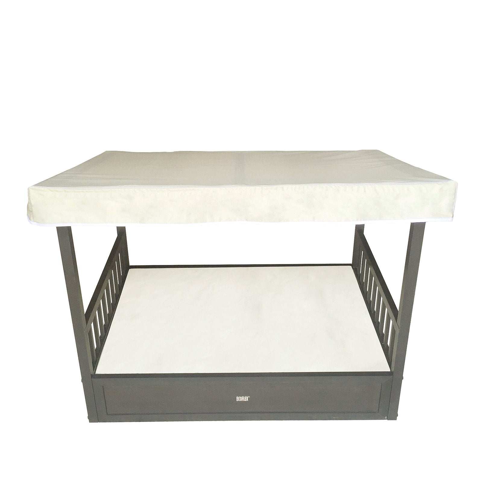 New Age Pet Ehpb505 Ecoflex Outdoor Dog Bed With Cover, Grey