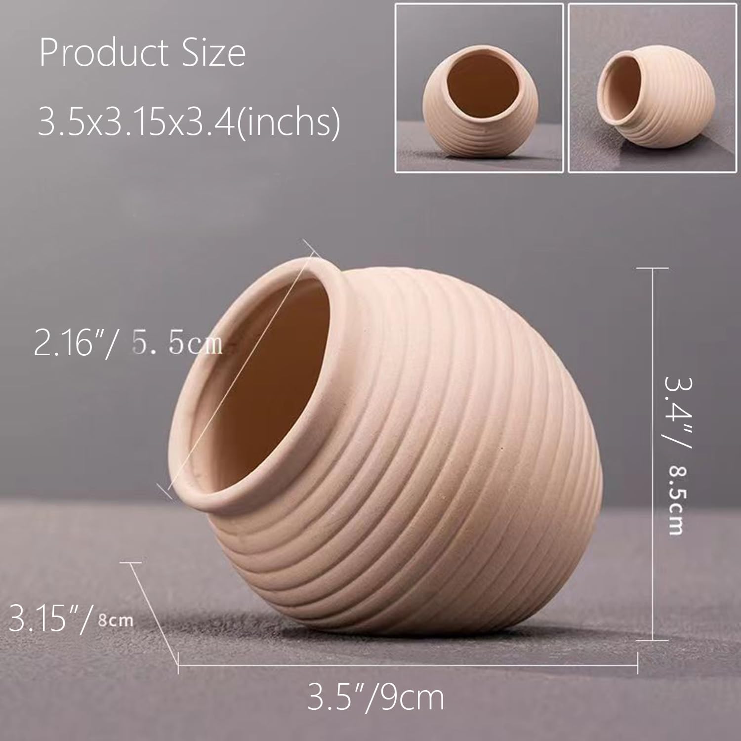 SpringSmart Aquarium Decor Rock Betta Fish Tank Decorations Ceramic Hideout Stone for Fish Shrimp Turtle Crab to Breed, Rest and