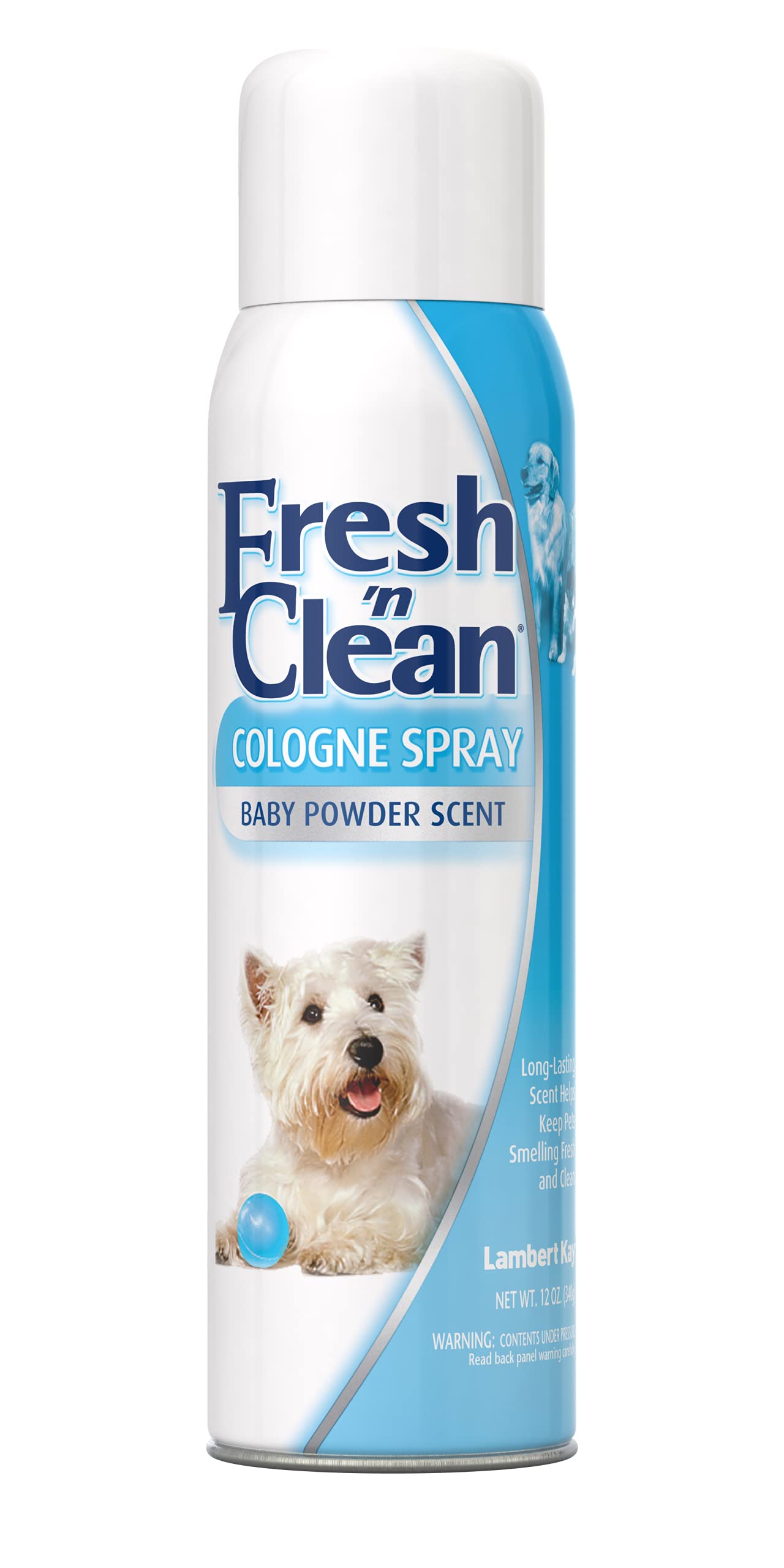 Lambert Kay Petag Fresh 'N Clean Cologne Spray - Baby Powder Scent - 12 Ounce