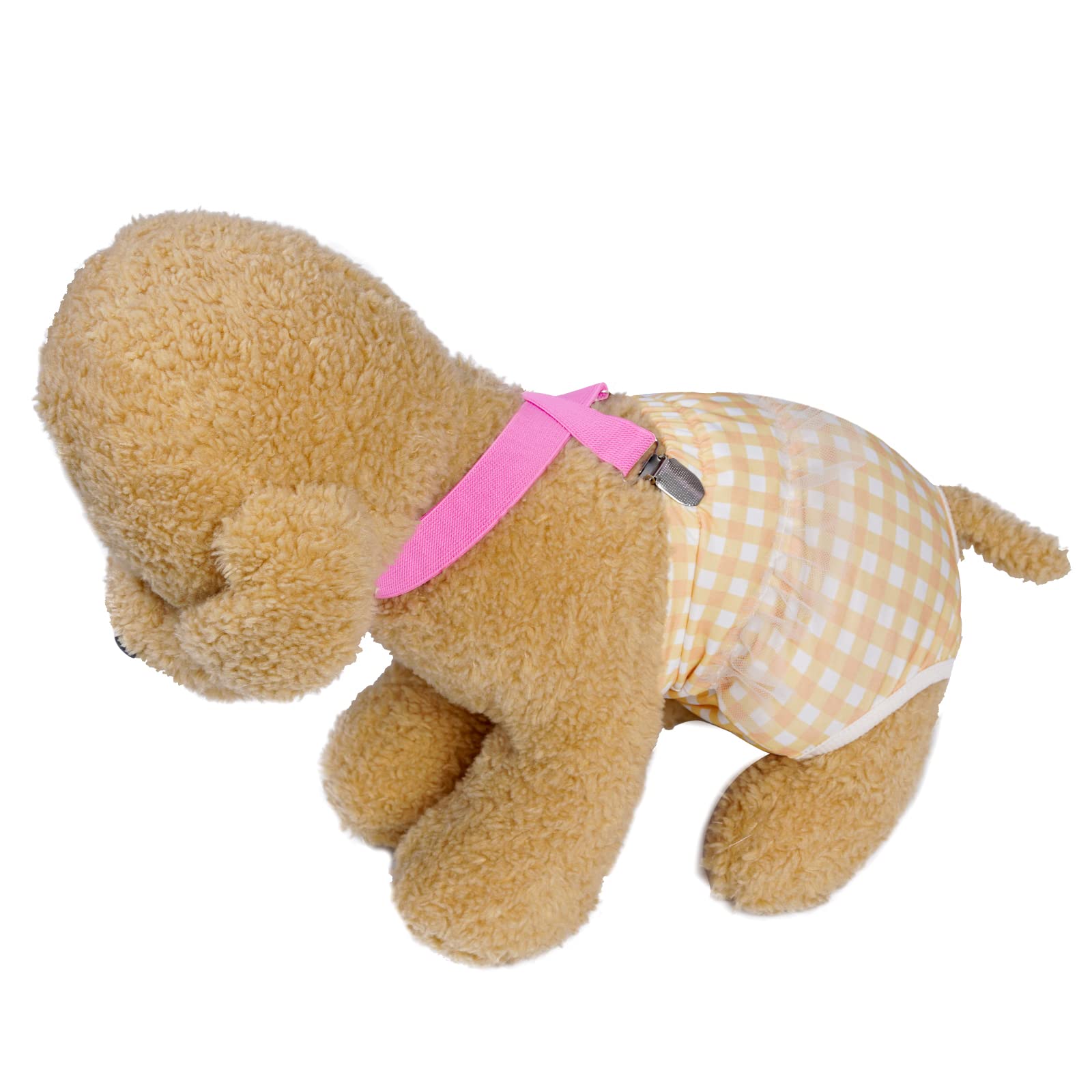 5Pcs Dog Suspenders Dog Diapers Suspenders Dog Suspenders For Diapers Female Male Adjustable Dog Diapers Suspenders Dog Pet Diapers Keeper For Dog Diapers Pet Clothes Small Medium Large Dogs (Mixed)