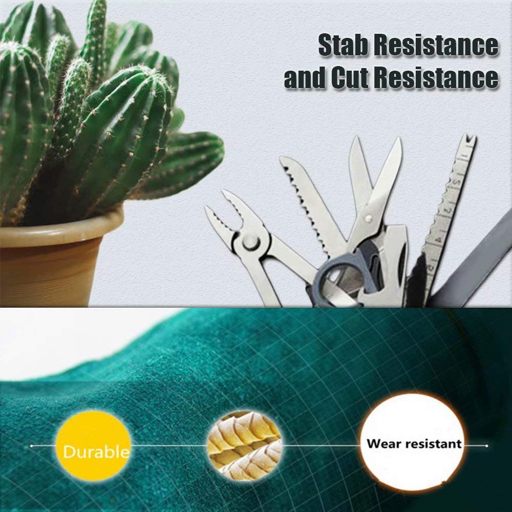 Ybb Animal Handling Anti-Bite/Scratch Gloves For Dog Cat Bird Parrot Pet (Green)