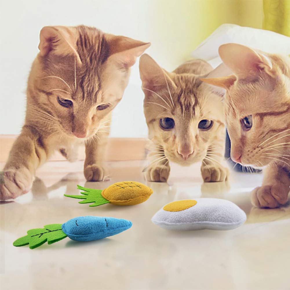 Awoof Catnip Toys For Indoor Cats, Natural Catnip Kitten Toys Cat Toys Set