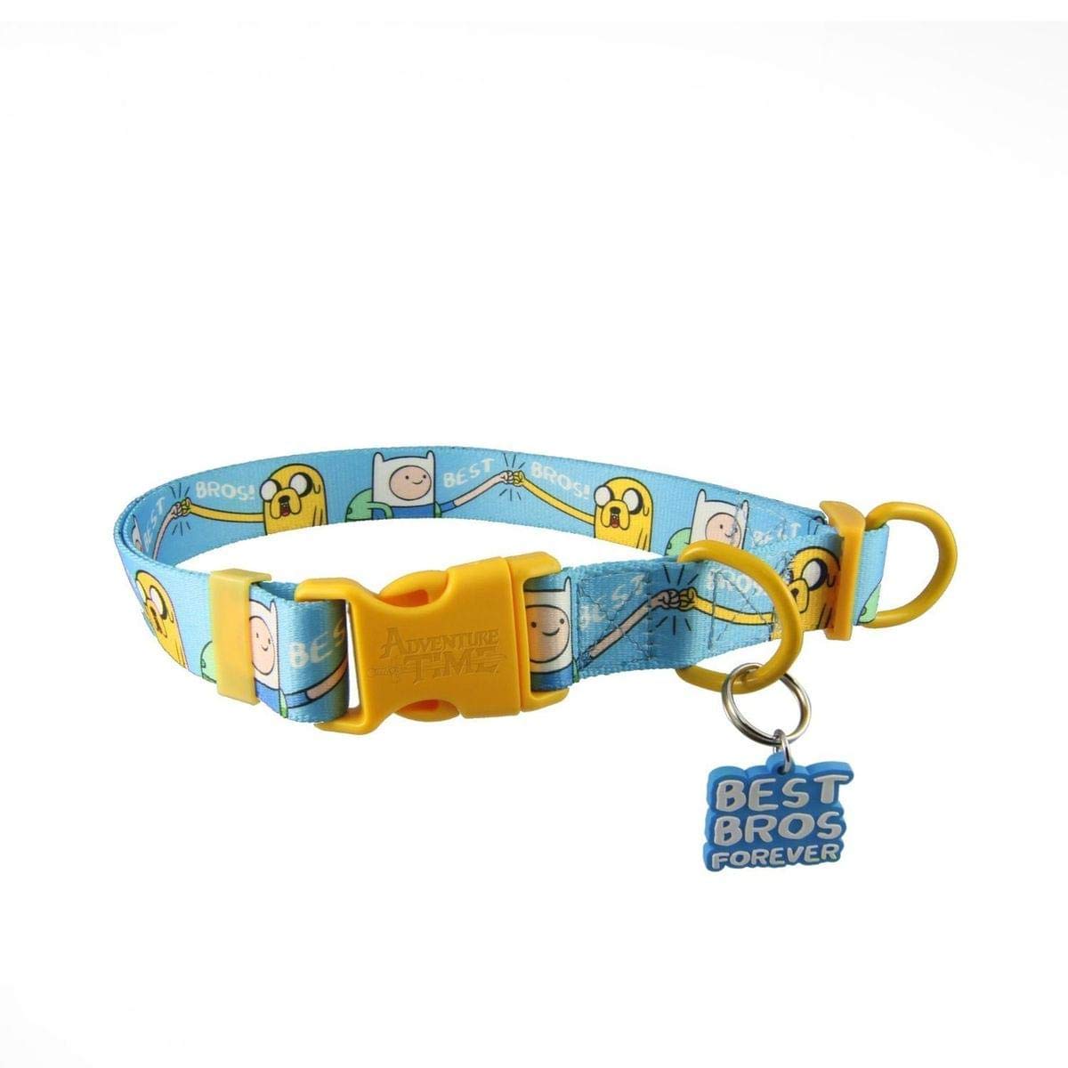 Adventure Time Best Bros! Nylon Adjustable Dog Collar (Small)