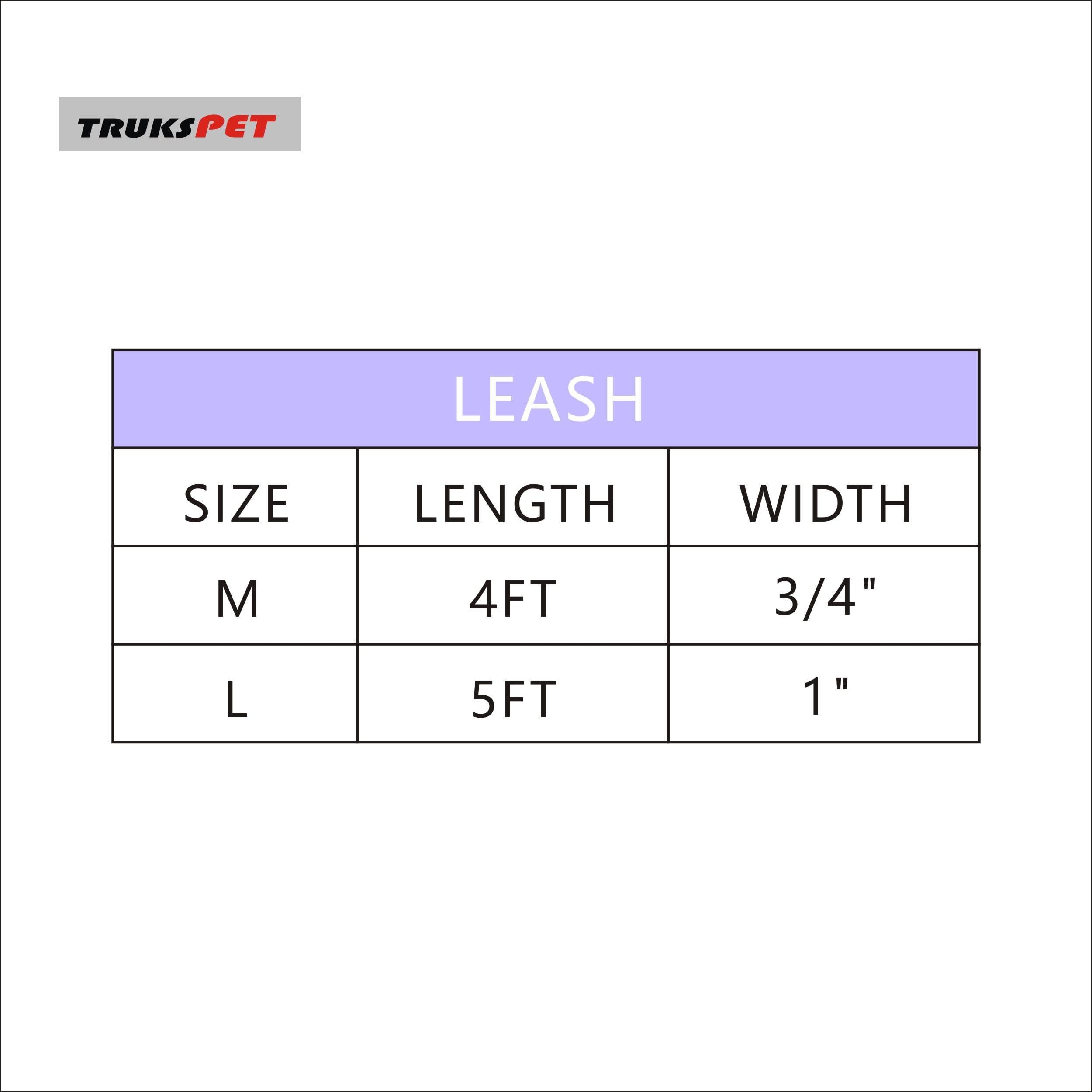 Trukspet 5Ft Reflective Dog Leash With Soft Padded Handle For Training,Walking Lead For Large & Medium Dog1Inch Wide Purple