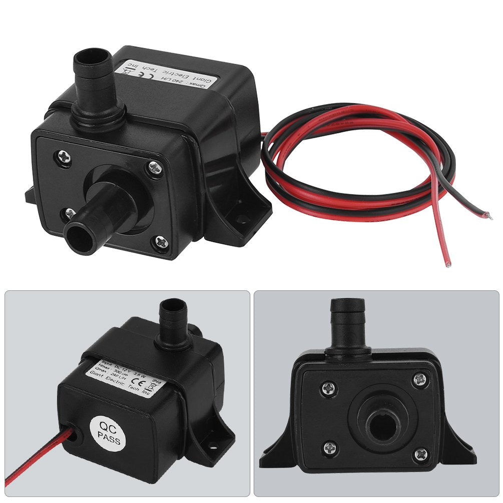 Mini Water Pump (Black 210L/H)