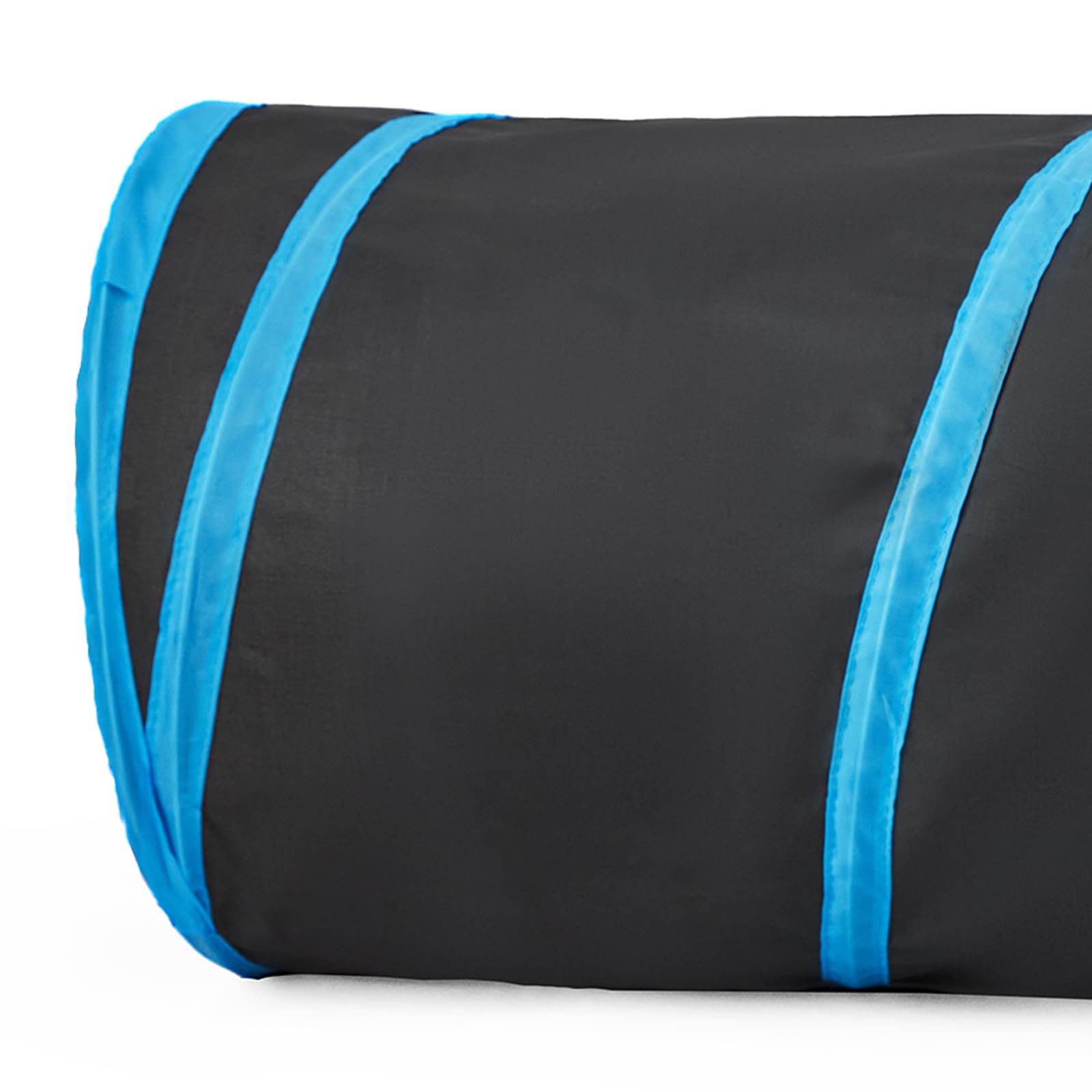 Tempcore Pet Cat Tunnel Tube Cat Toys 3 Way Collapsible, Cat Tunnels For Indoor Cats，Kitty Tunnel Bored Cat Pet Toys Peek Hole Toy Ball Cat, Puppy, Kitty, Kitten, Rabbit Blue Large Size