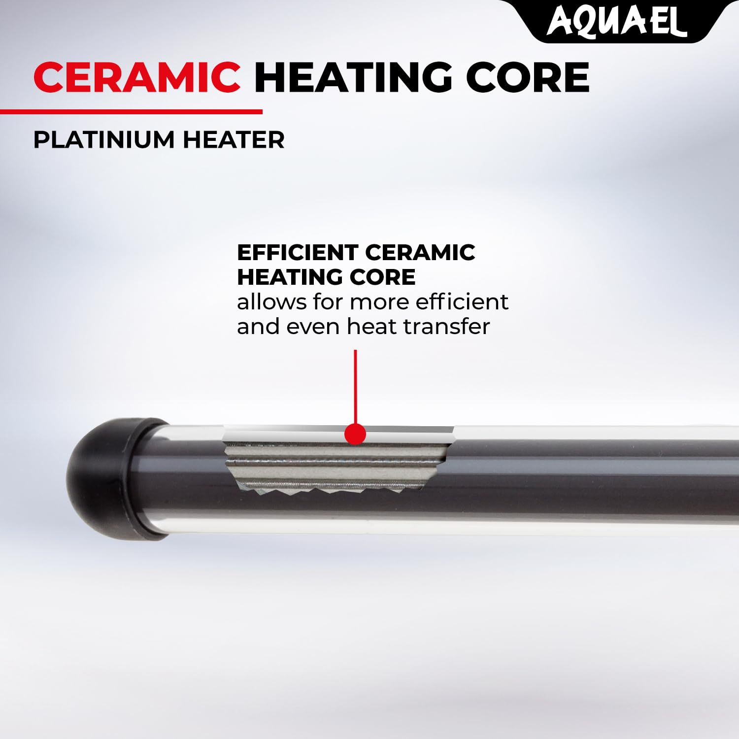 Aquael Platinium Aquarium Heater For Freshwater & Saltwater Aquariums - 150 Watt, 24-40 Gallons