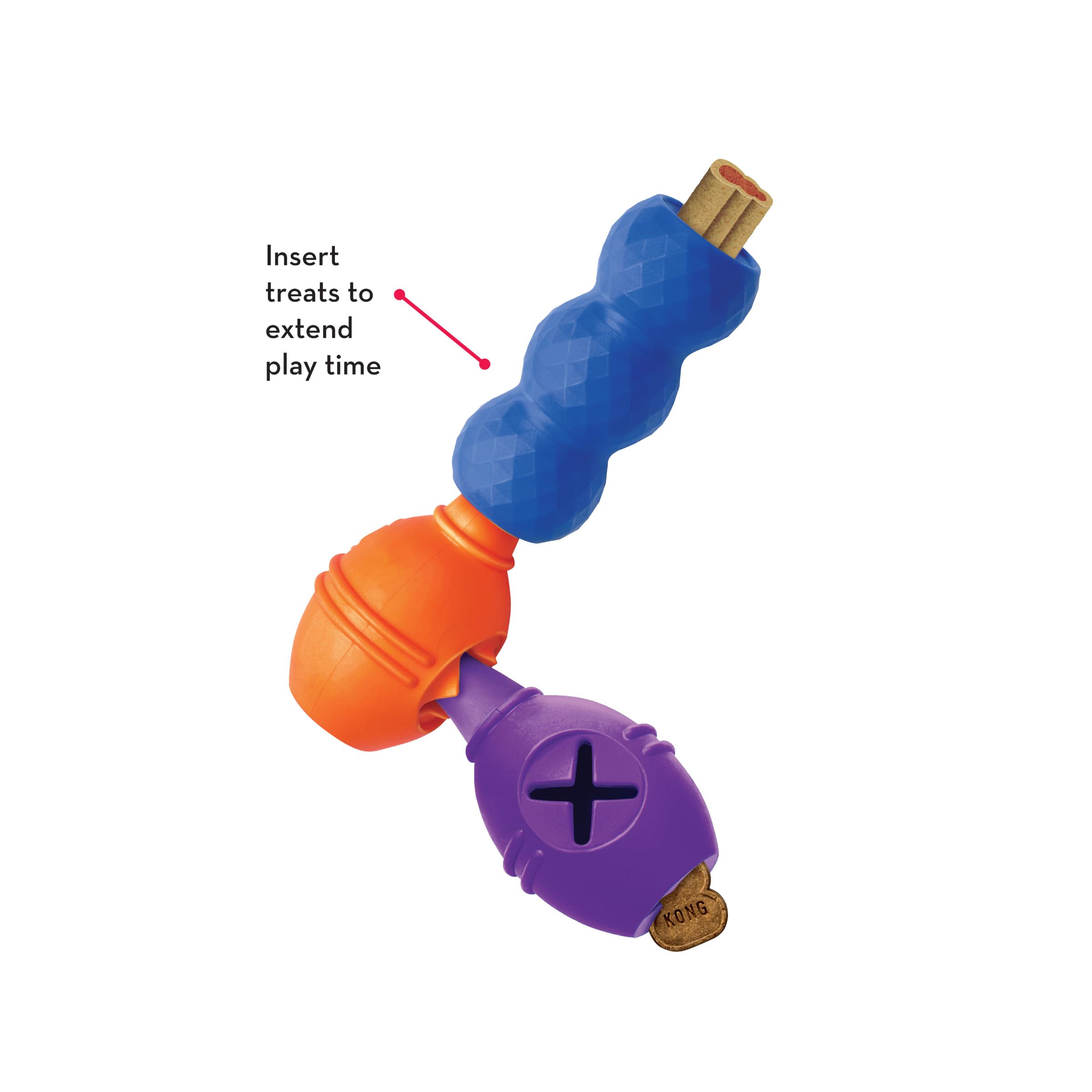 KONG - Genius Mike - Interactive Treat Dispensing Dog Puzzle Toy (Assorted Colors) (Large (2 Pack))