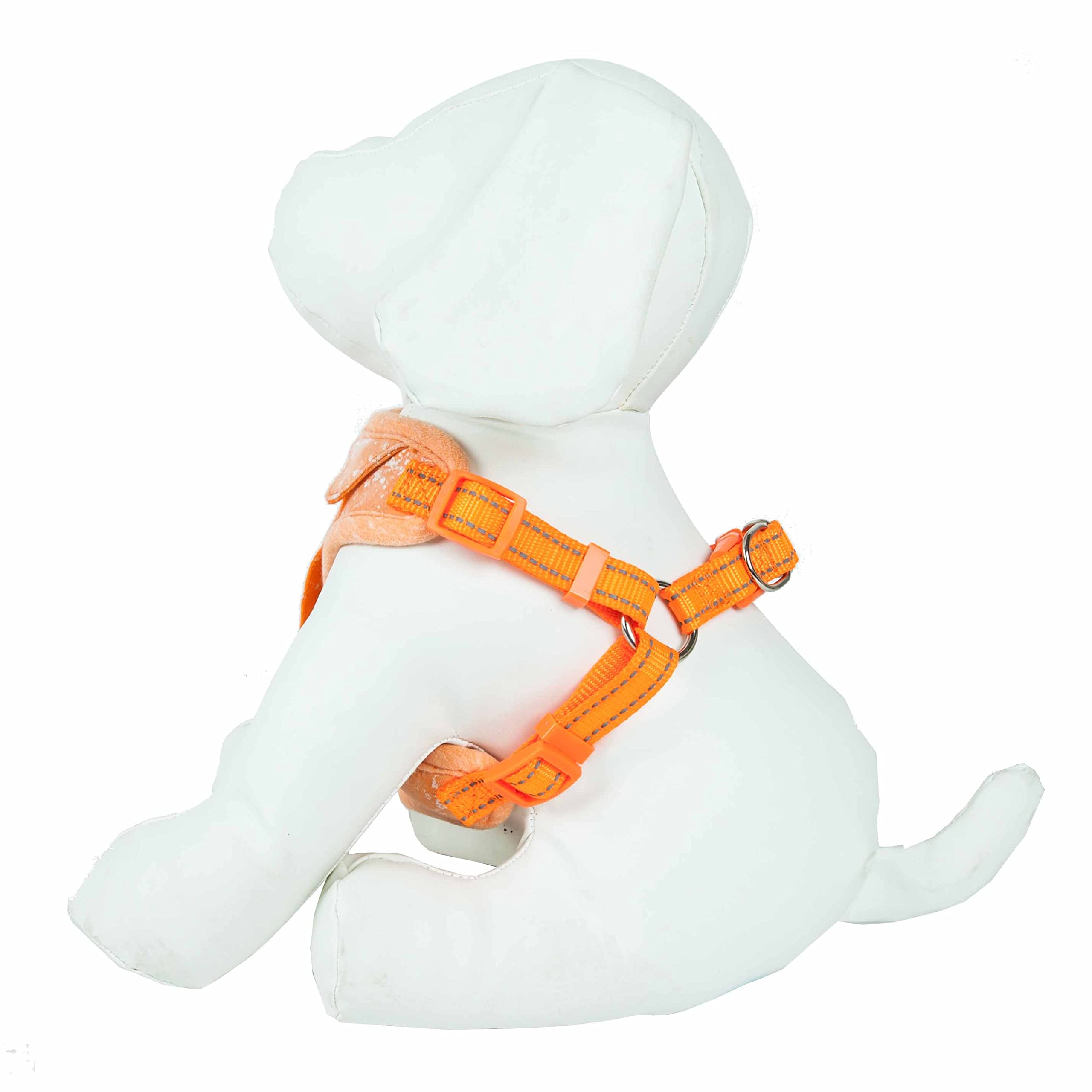 Pet Life ® 'Bonatied' Dog Harness with Built-in Designer Necktie by Dog Collar - Pet Harness with Breathable Micro-mesh and Steel Dog Leash Connecting Loops