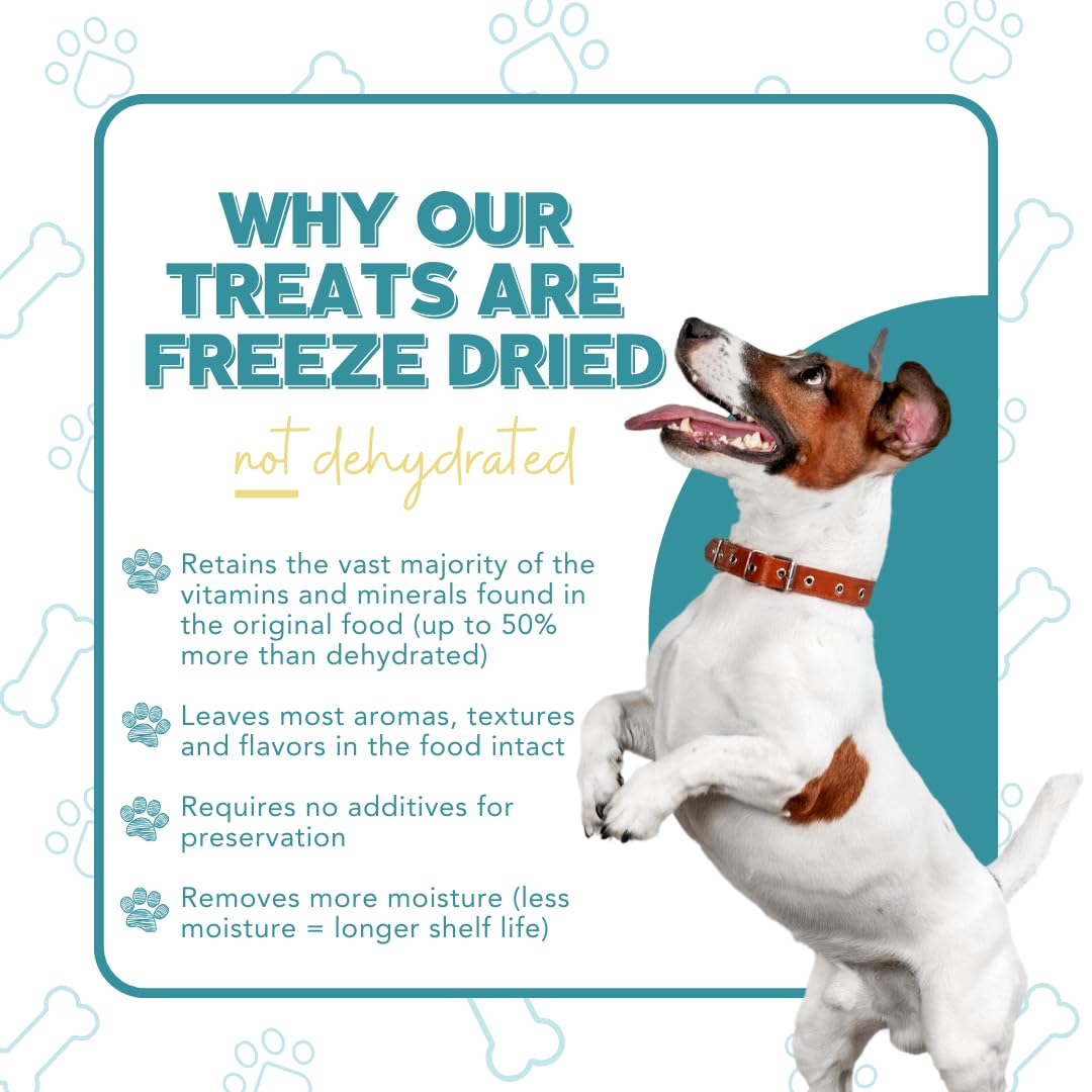 Remys Kitchen Chicken Meat Medley Freeze Dried Dog Treats USA Sourced and Small Batch Made - Human-Grade, All Natural Dog Treats