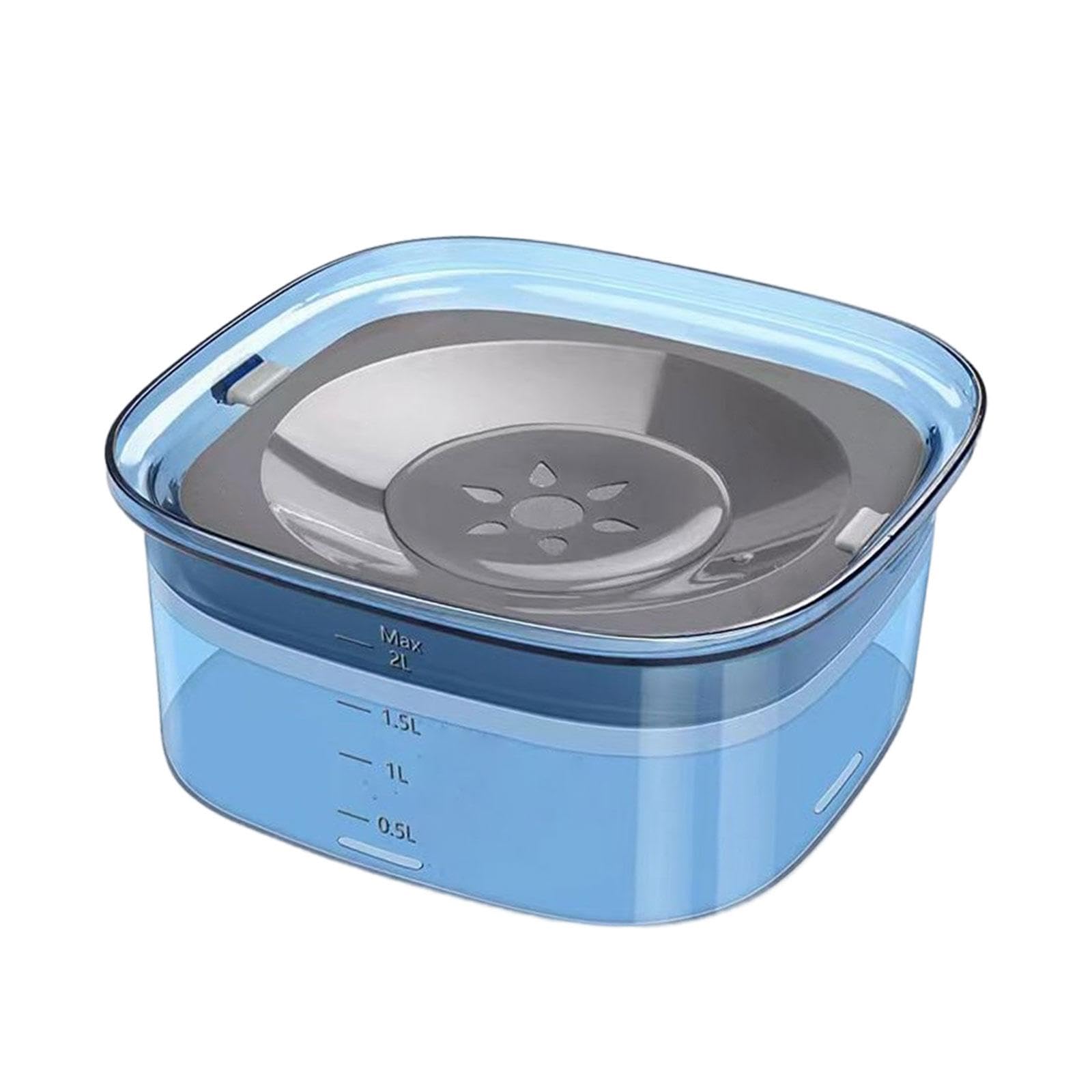 Enakshi Dog Water Bowl For Medium And Large Dogs Spillproof Travel No Spill Dog Dish Blue | Pet Supplies | Dog Supplies | Dishes