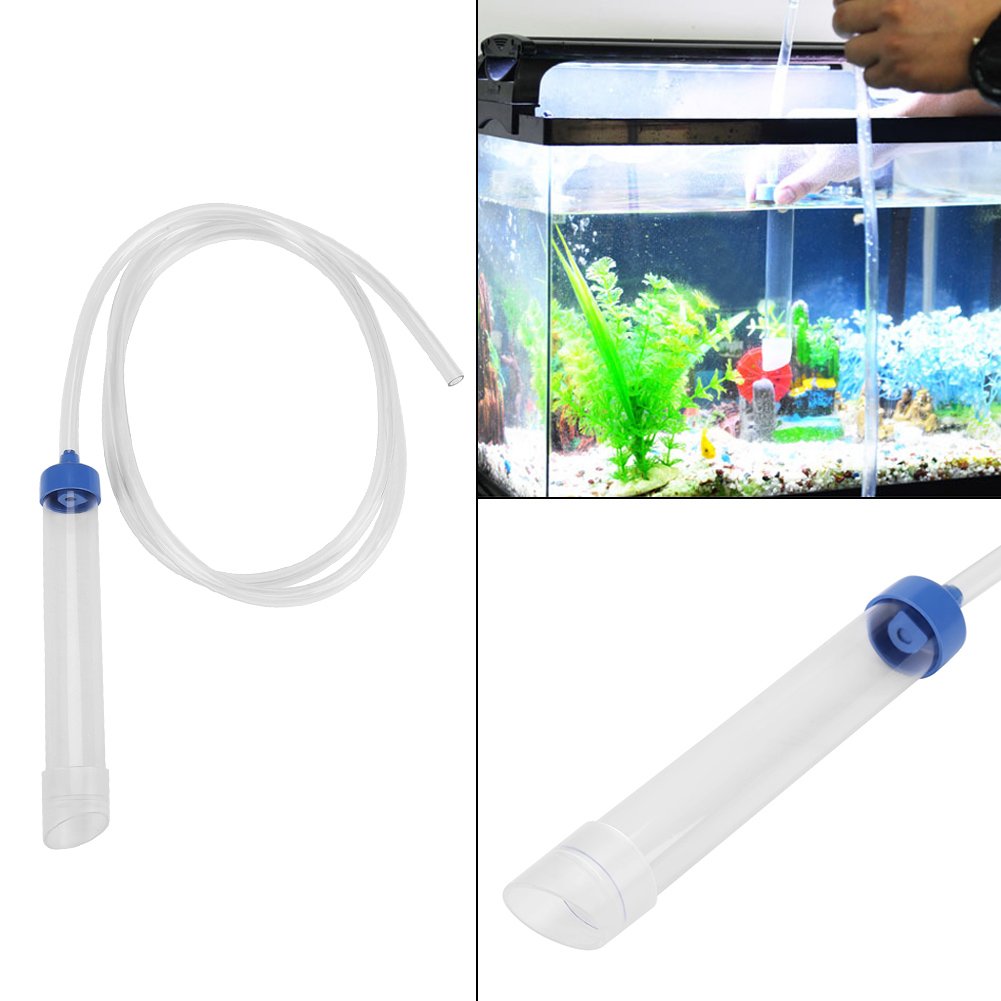 Aquarium Manual Water Changer Air Pump Siphon Fish Tank Gravel Tube Fish Tank Cleaning Tool