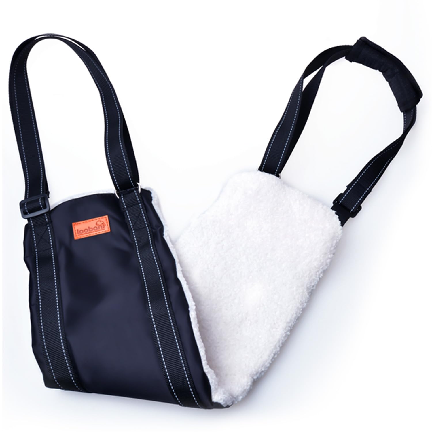 Loobani Portable Dog Sling For Back Legs, Hip Support Harness To Help Lift Rear For Canine Aid Old K9 Cruciate Ligament Rehabili