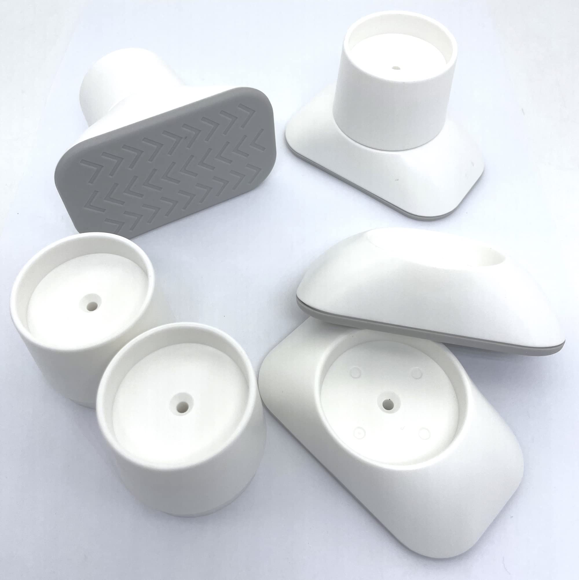 Baby Gate Extender Wall Protector - Pressure Mounted Gates Extension Kit Extends 1.1-3.5 Inches Child Safety Gates And Protect Walls & Doorways From Pet & Dog Gates - Work On Stairs (White)