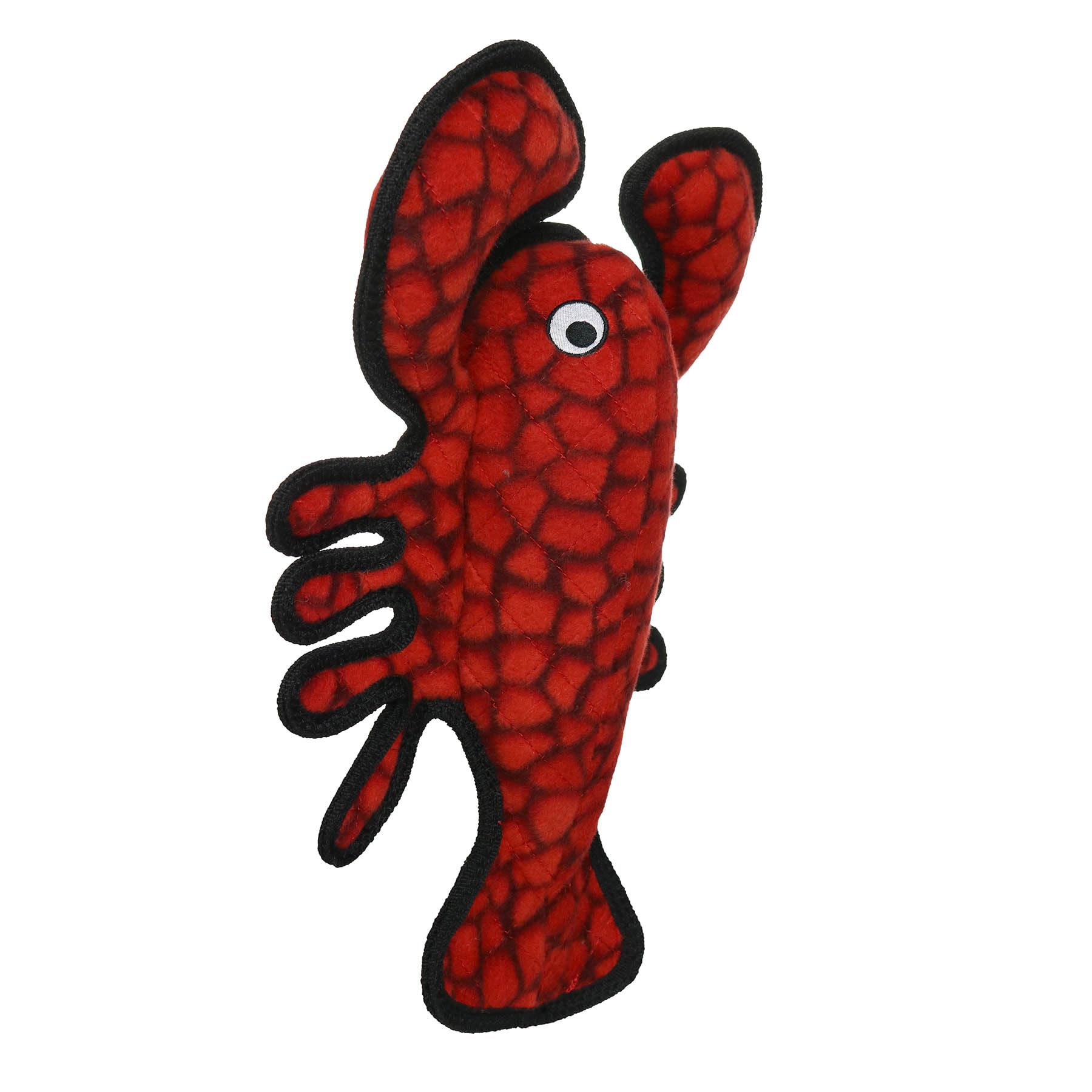Tuffy - World'S Tuffest Soft Dog Toy - Ocean Larry Lobster -Squeakers - Multiple Layers. Made Durable, Strong & Tough. Interactive Play (Tug, Toss & Fetch). Machine Washable & Floats.