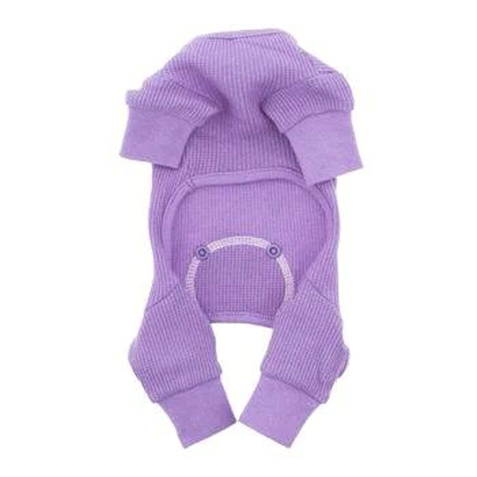Sweet Dreams Thermal Cotton Pajamas for Dogs by Doggie Design (XS (8&quot; Back, 10&quot;-13&quot; Chest; 7&quot;-10&quot; Neck), Lilac)