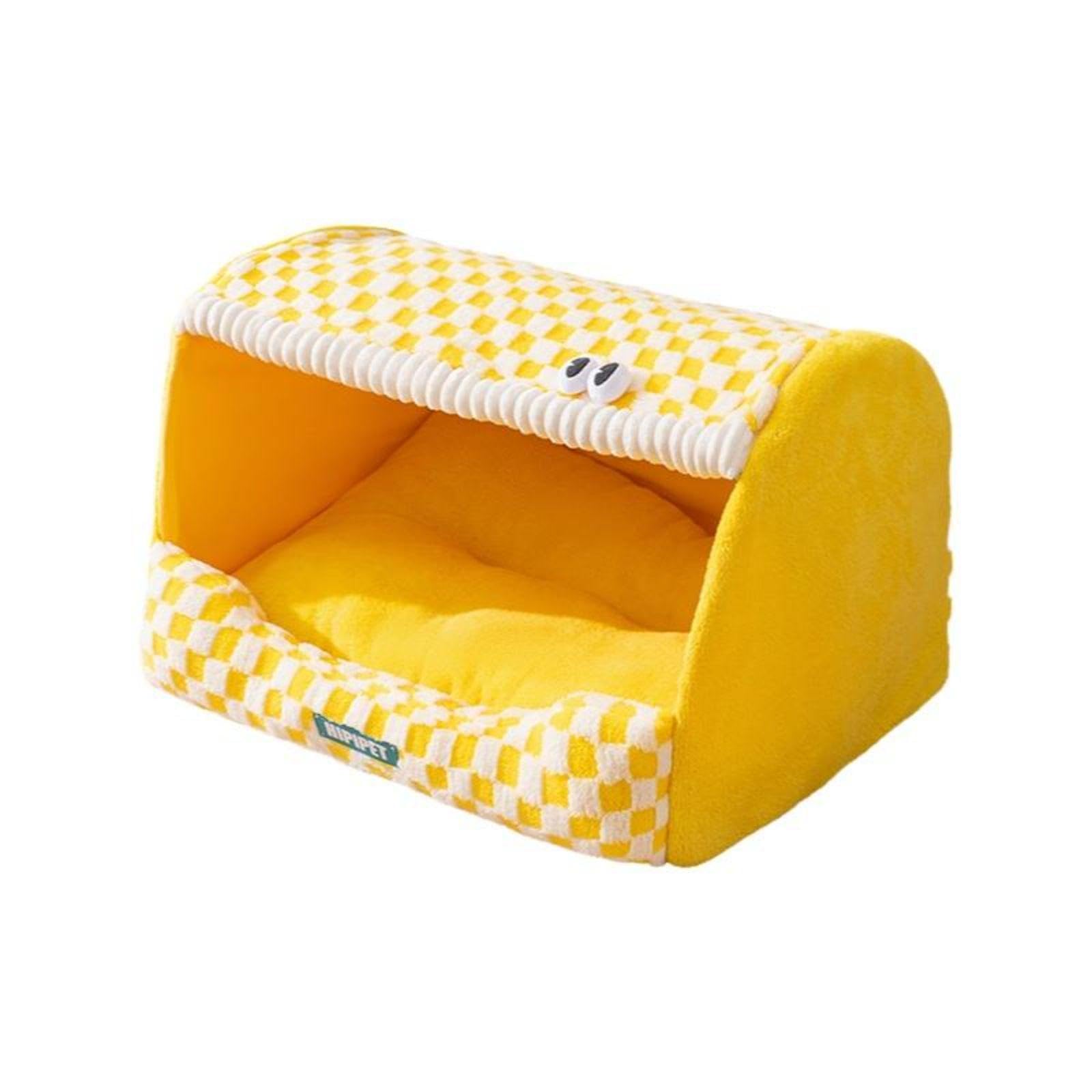 MERISHOPPWarm Dog House, cleanable Removable Cover, Indoor Pet Bed for Large Dogs Becca Yellow 35 * 30 * 30cm|Home & Garden|Furn