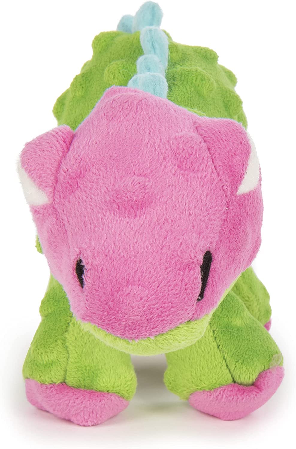 goDog Plush Pet Toy for Dogs & Puppies, Soft Durable Chew Resistant, Small, Green, Model 77786