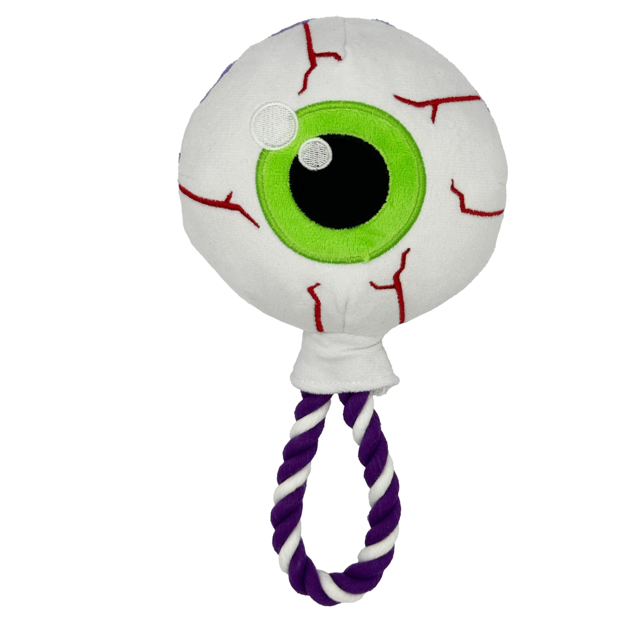 Huxley & Kent For Dogs | Eyeball Safety Pop | Halloween Fall Power Plush Dog Toy With Squeaker | Funny Dog Toy | Cute Dog Toy | H&K Squeaky Dog Toy