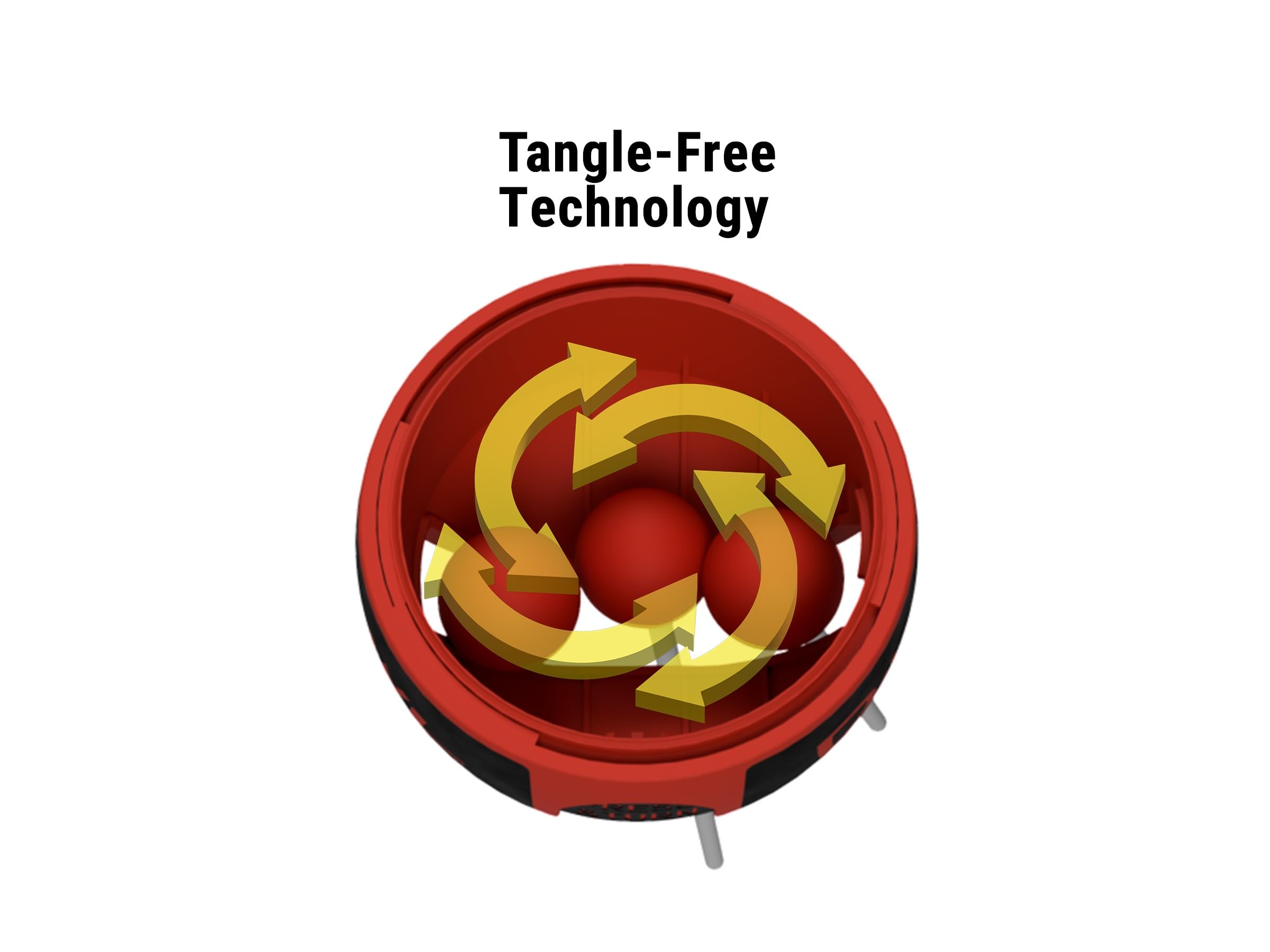 Dawg Bawl Multi Dog Leash Tangle Free (Up To 30 Pounds Each) Patented No-Tangle Design, Leads Adjust When Your Dogs Change Posit