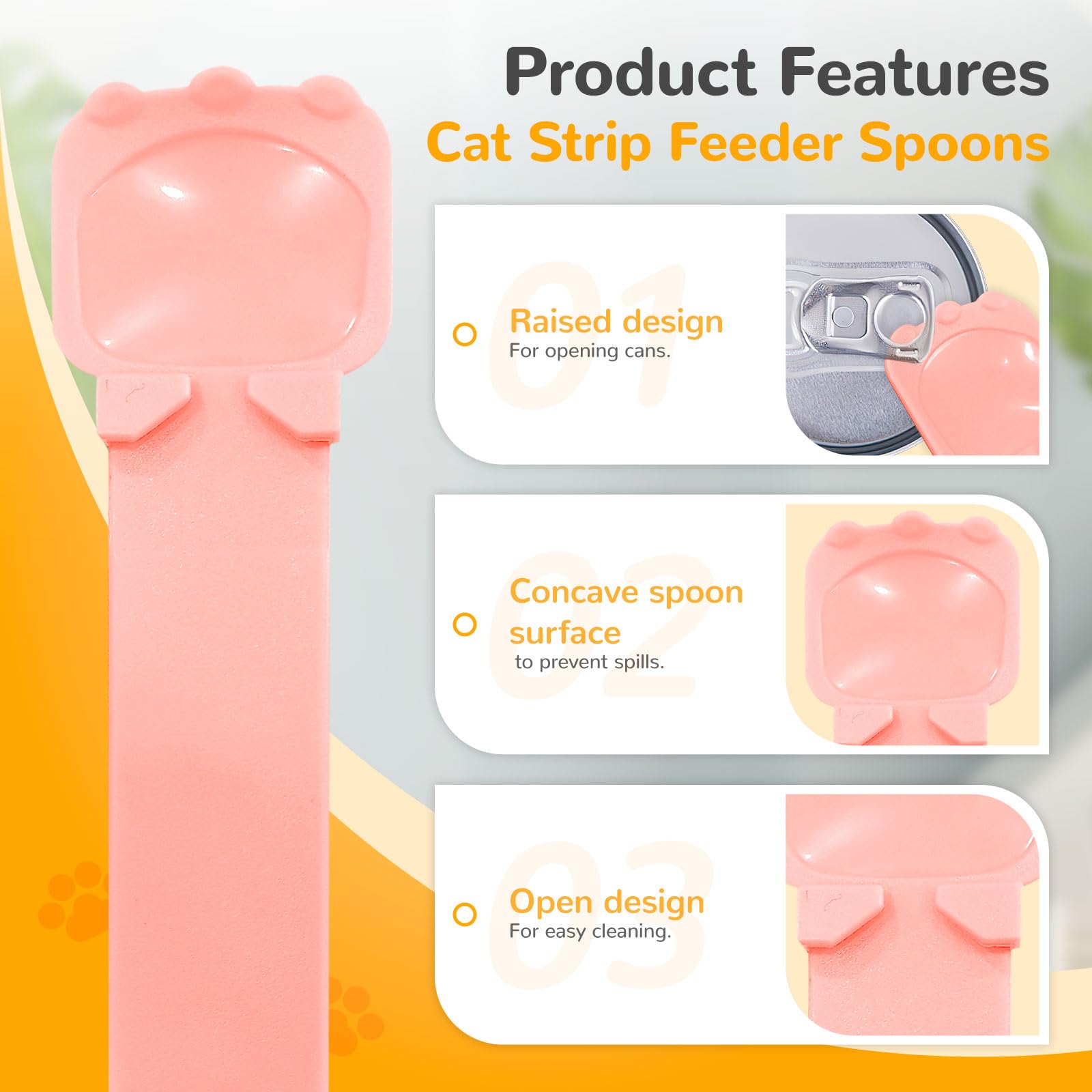 Baejmjk 4Pcs Cat Strip Feeder Sliding Pet Cat Treat Spoon Squeeze Lickable Treat Feeding Dispenser For Cats Liquid Snack And Wet