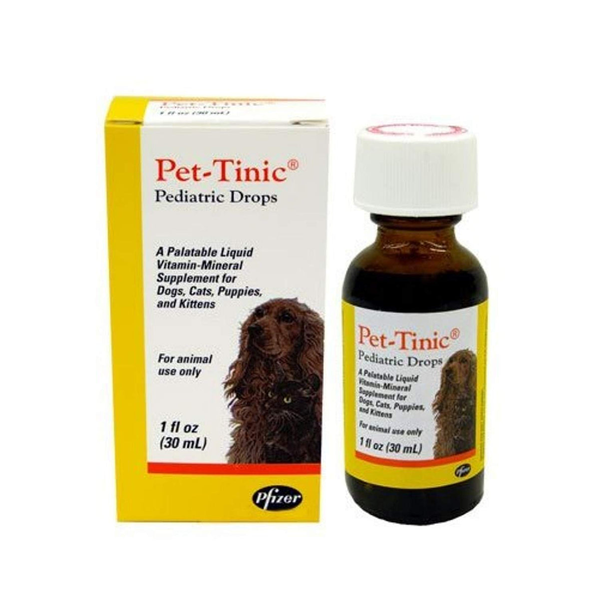 Pet-Tinic Pediatric Drops For Dogs, Cats, Puppies And Kittens, 1 Oz. (30 Ml) By Unknown