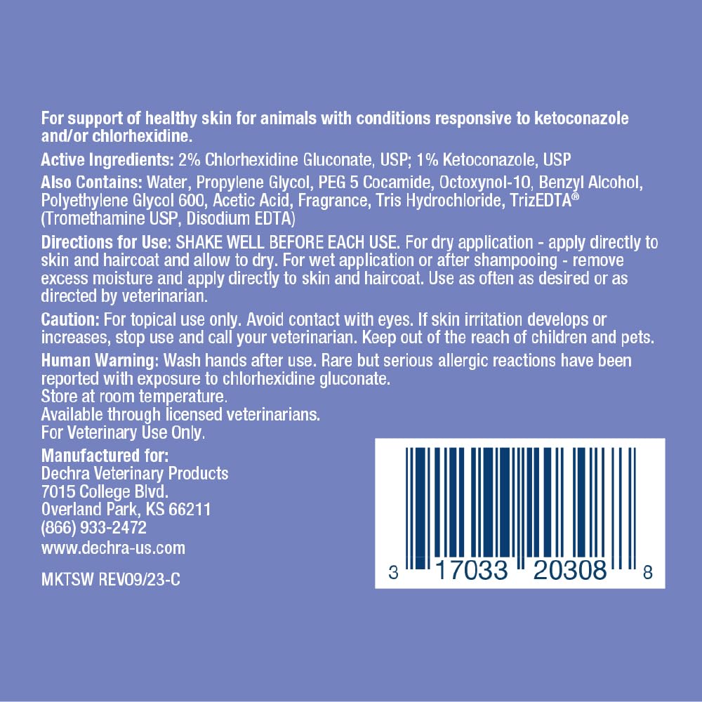 Mal-A-Ket Plus Trizedta Spray Conditioner For Dogs And Cats, 8 Oz