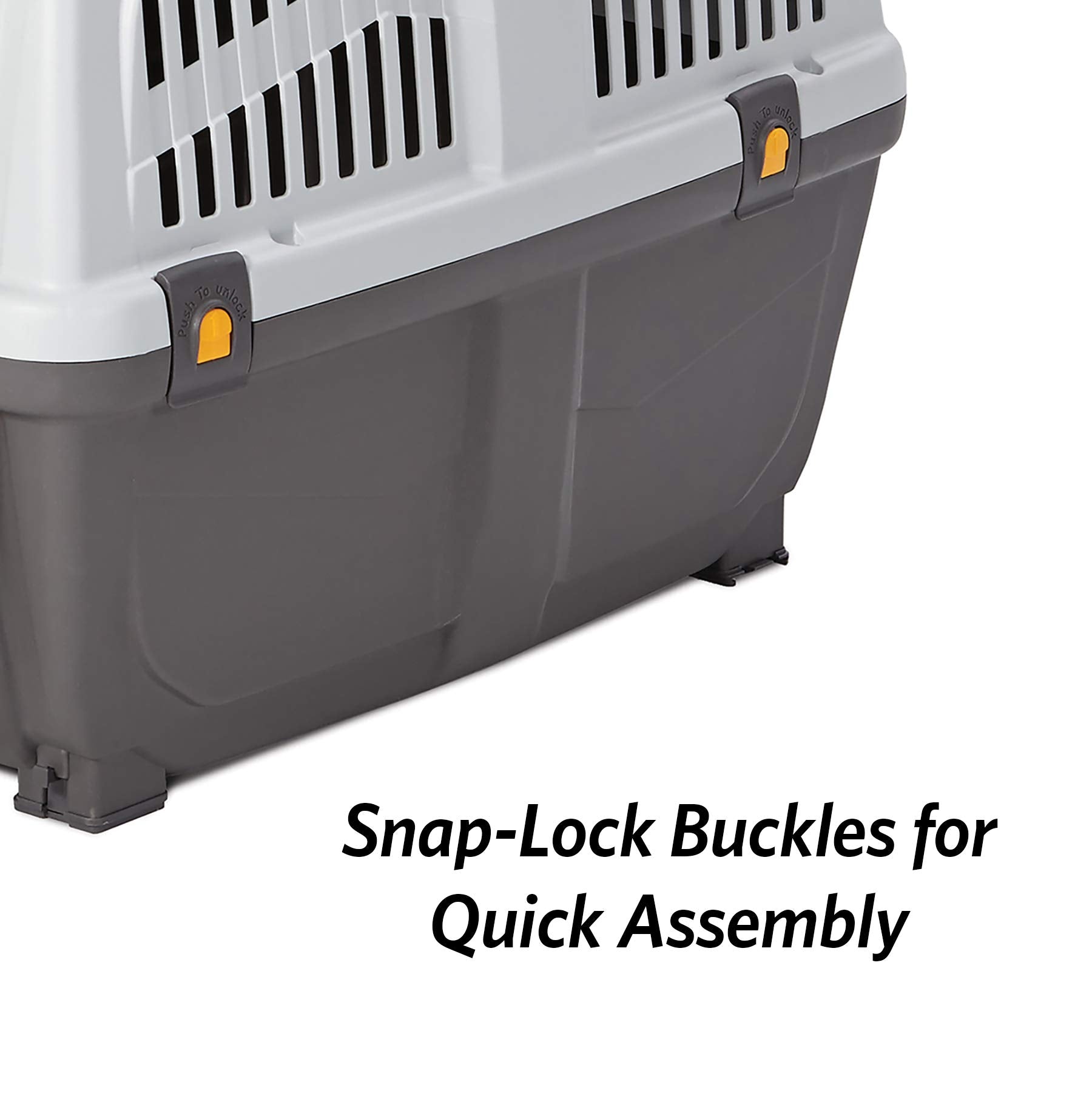 Midwest Homes For Pets Skudo Plastic Carrier, 27-Inch Ideal For Small / Medium Dog Breeds With An Adult Weight Of 26-35 Pounds