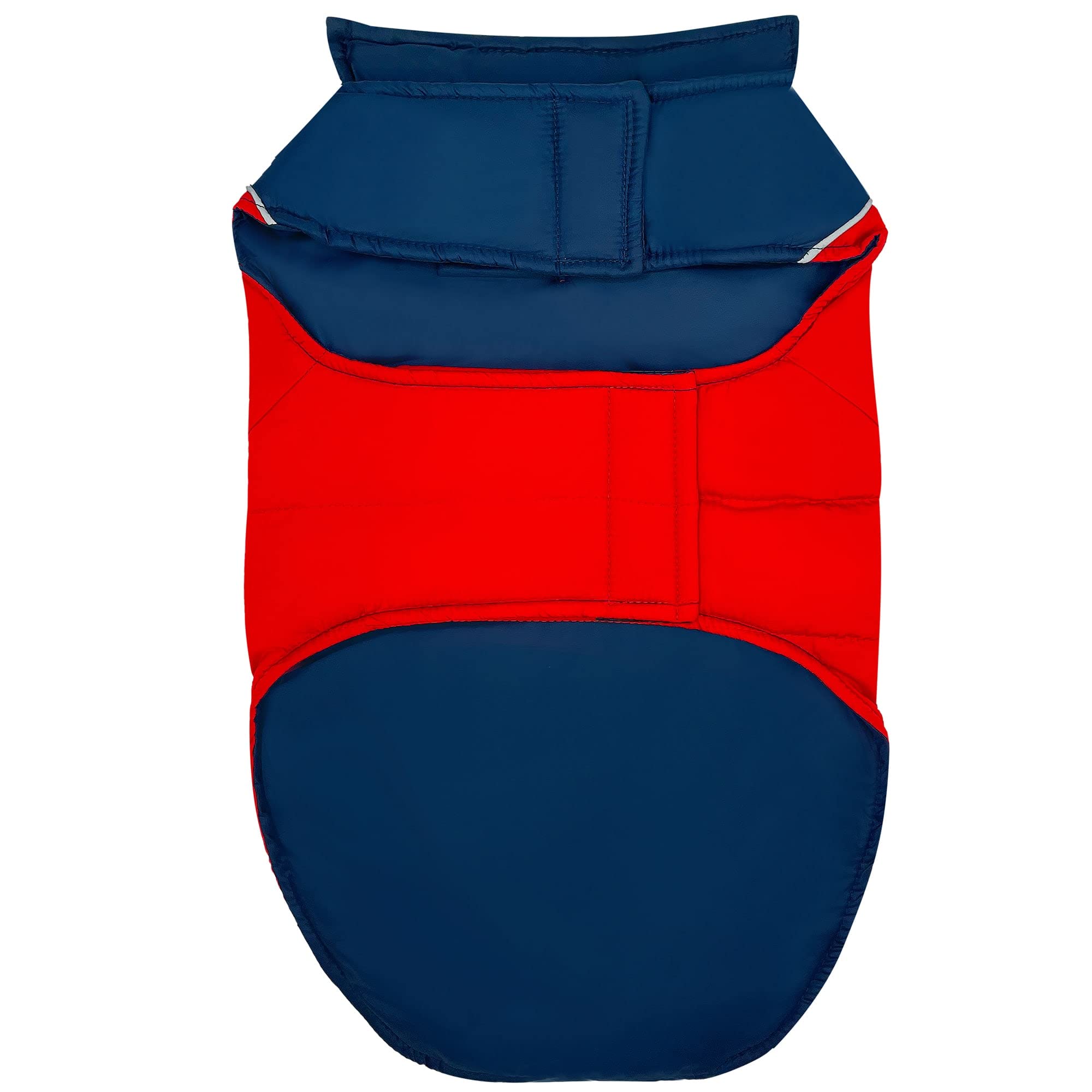 Nfl New England Patriots Puffer Vest For Dogs & Cats, Size Medium. Warm, Cozy, And Waterproof Dog Coat, For Small And Large Dogs