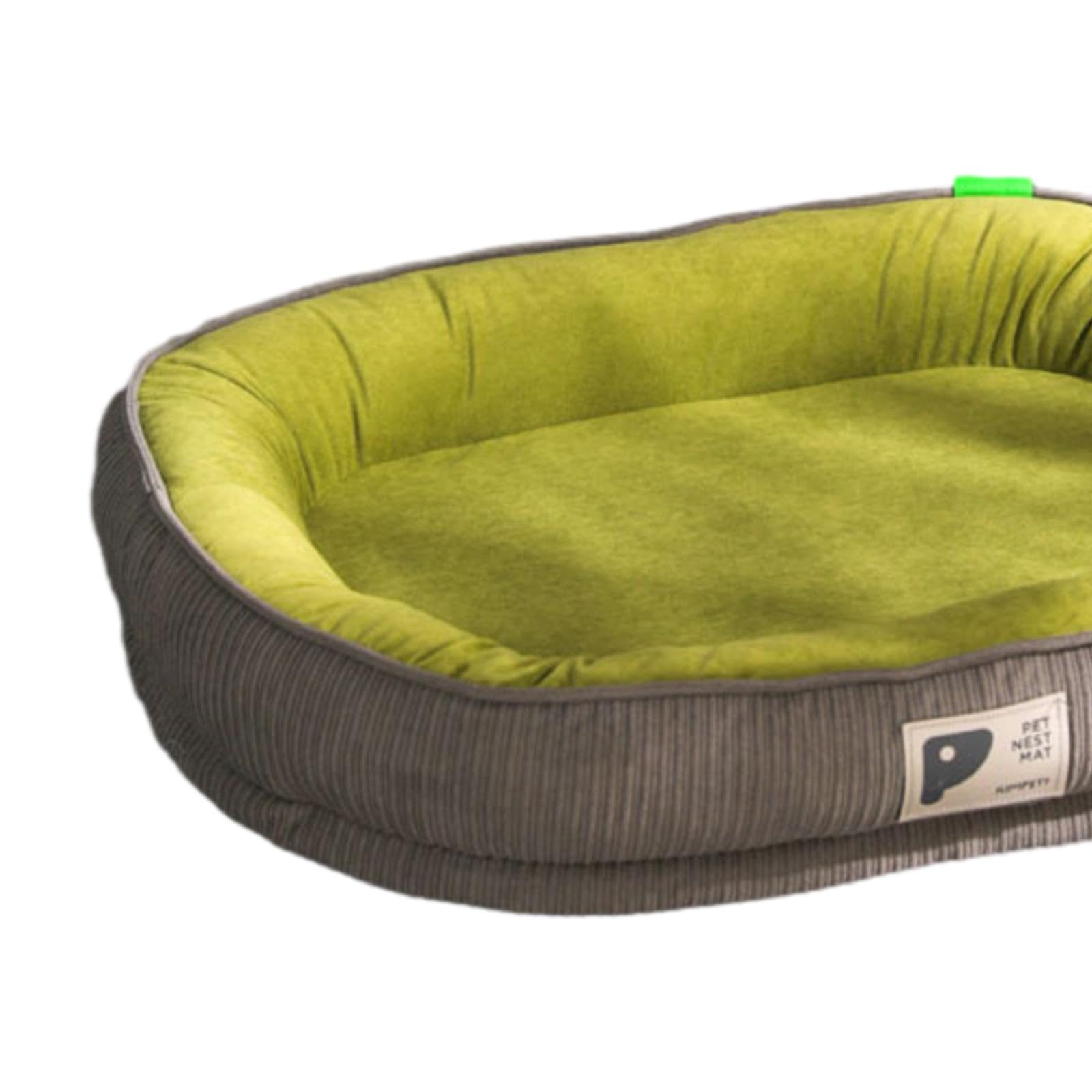 APIRILY Dog Mat Bed Warm Green Gray Dog Bed for Medium Dogs Rabbits Puppy 50x40cm | Pet Supplies | Dog Supplies | Beds