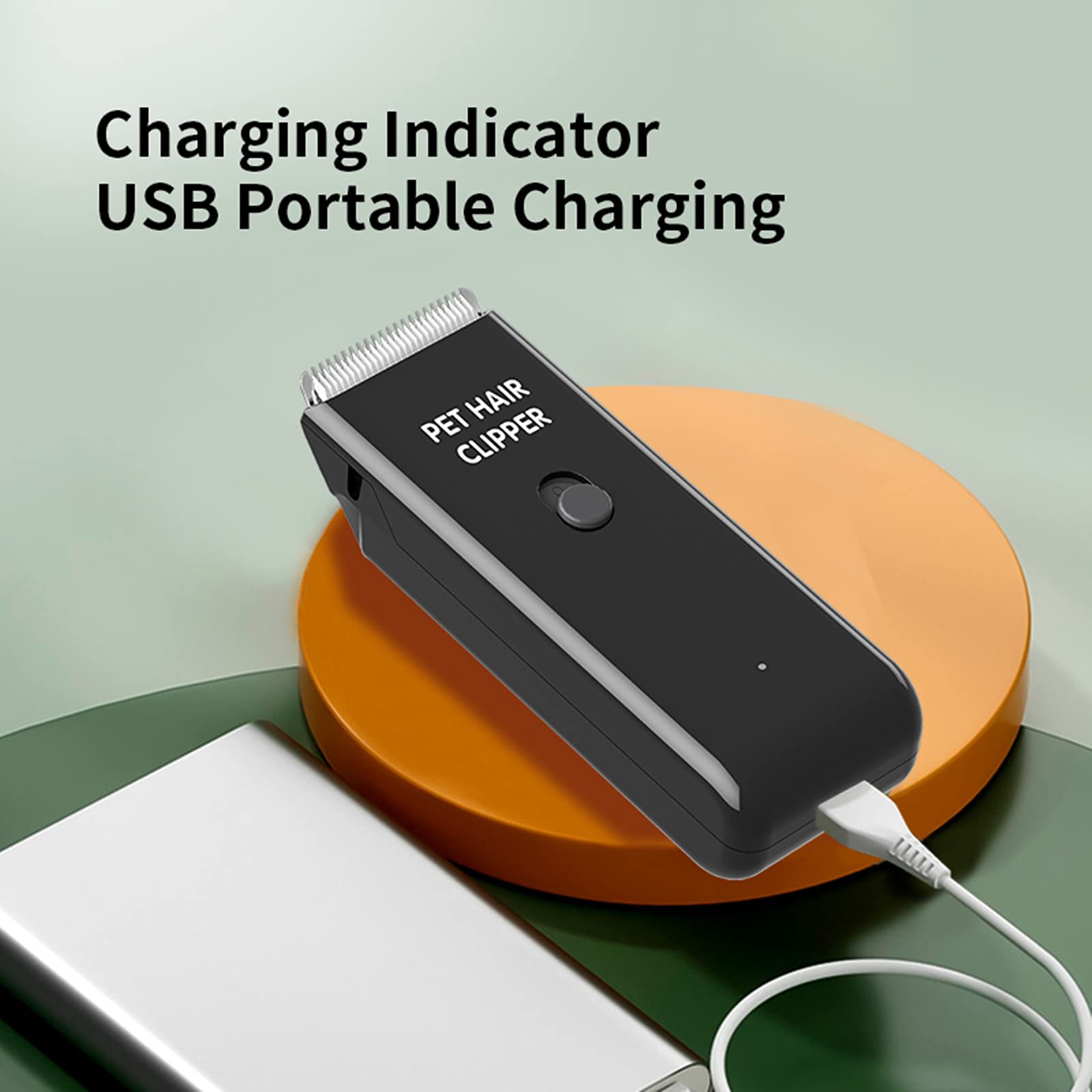 Dog Cat Home Hair Waterproof Clipper Portable Electric Usb Rechargeable Pet Grooming Tools Low Noise Shaver Cordless Trimmer For