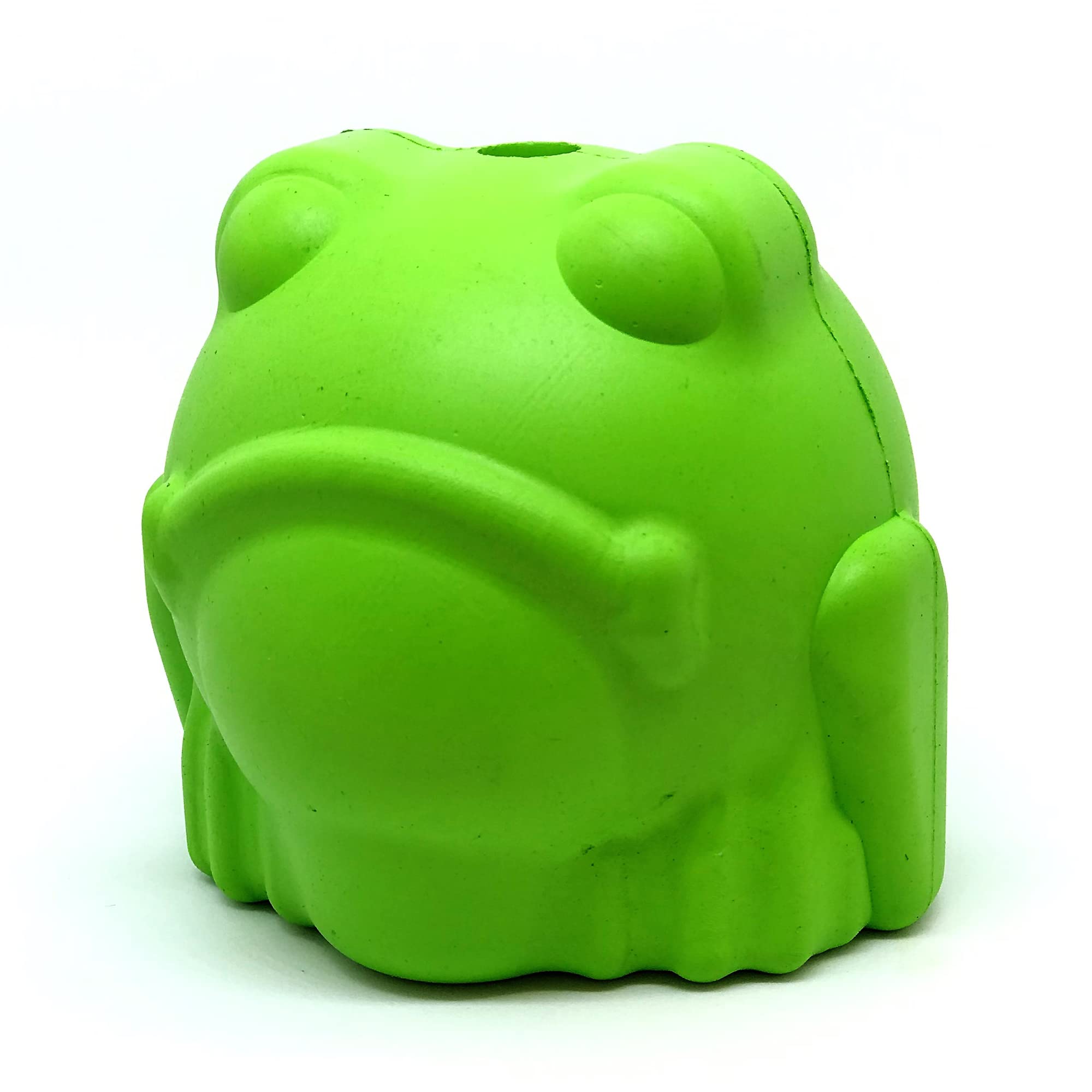 MKB Bull Frog Durable Rubber Chew Toy & Treat Dispenser