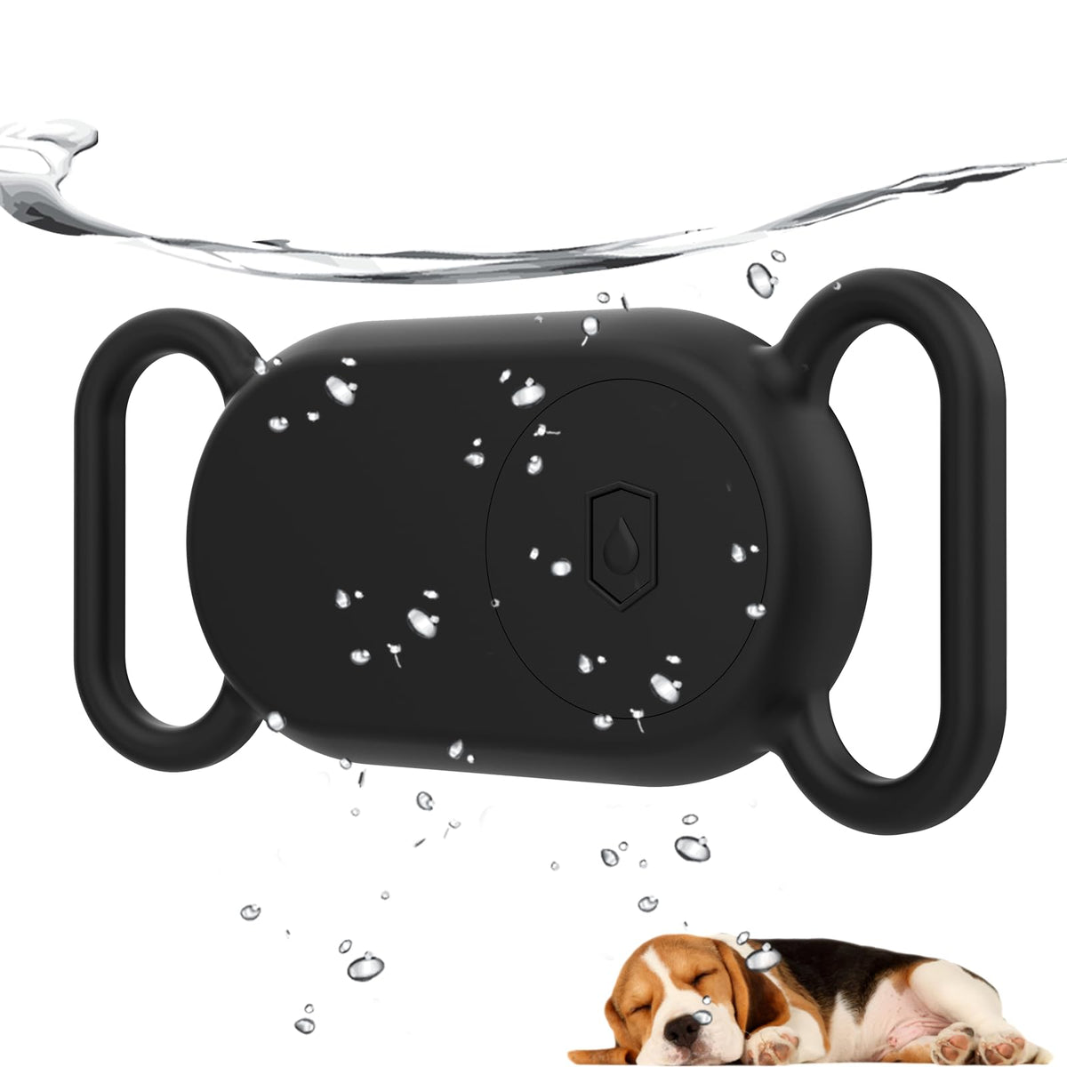 Rzttwl Waterproof Dog Collar Holder Compatible With Samsung Galaxy Smarttag 2, Silicone Gps Tracker Hidden For Samsung Tag 2, An