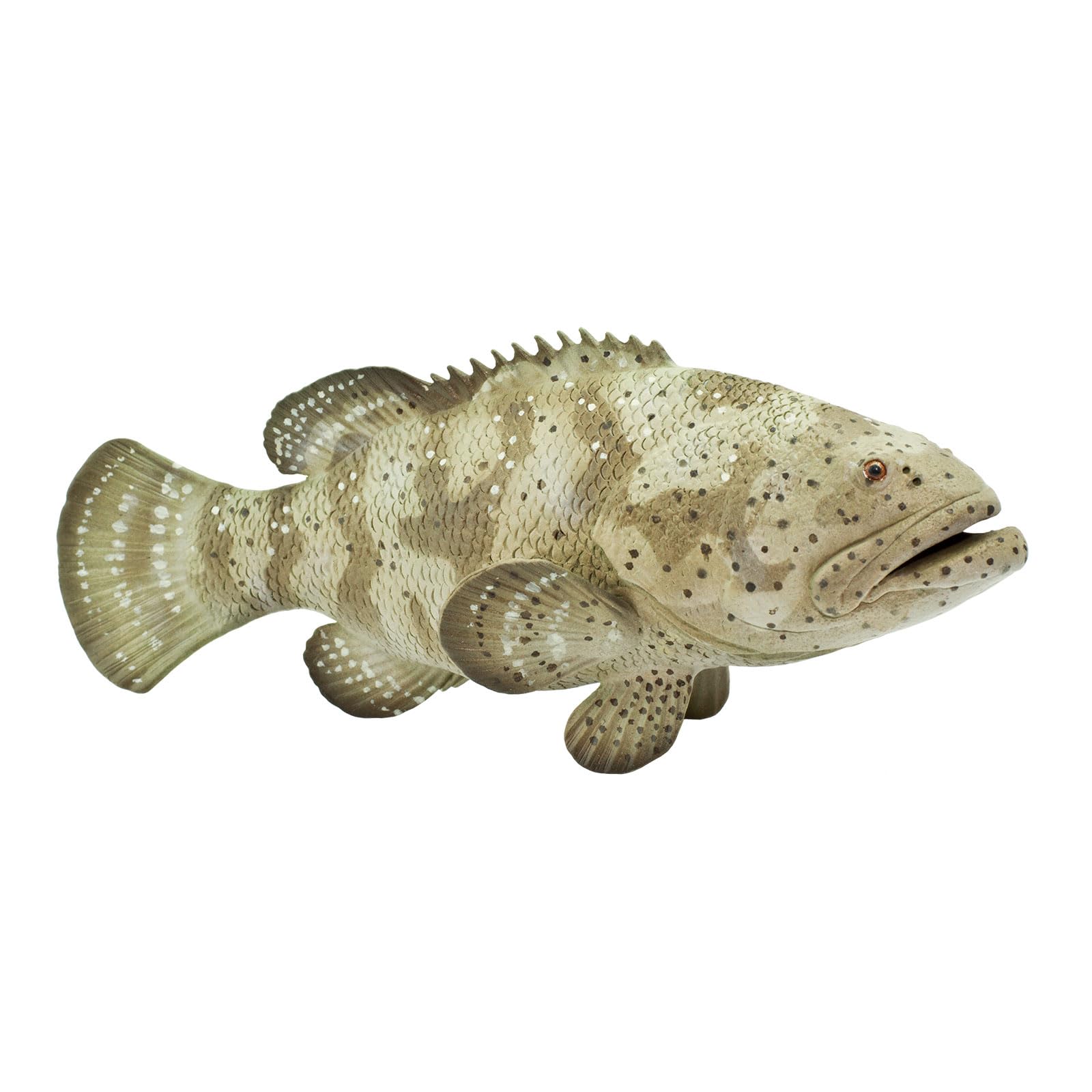 Safari Ltd. Goliath Grouper Figurine - Detailed 5.75 Plastic Model Figure - Fun Educational Play Toy for Boys, Girls & Kids Ages