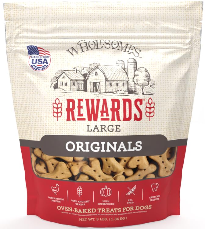 Wholesomes Rewards Large Original Biscuit Dog Treats 3 lb