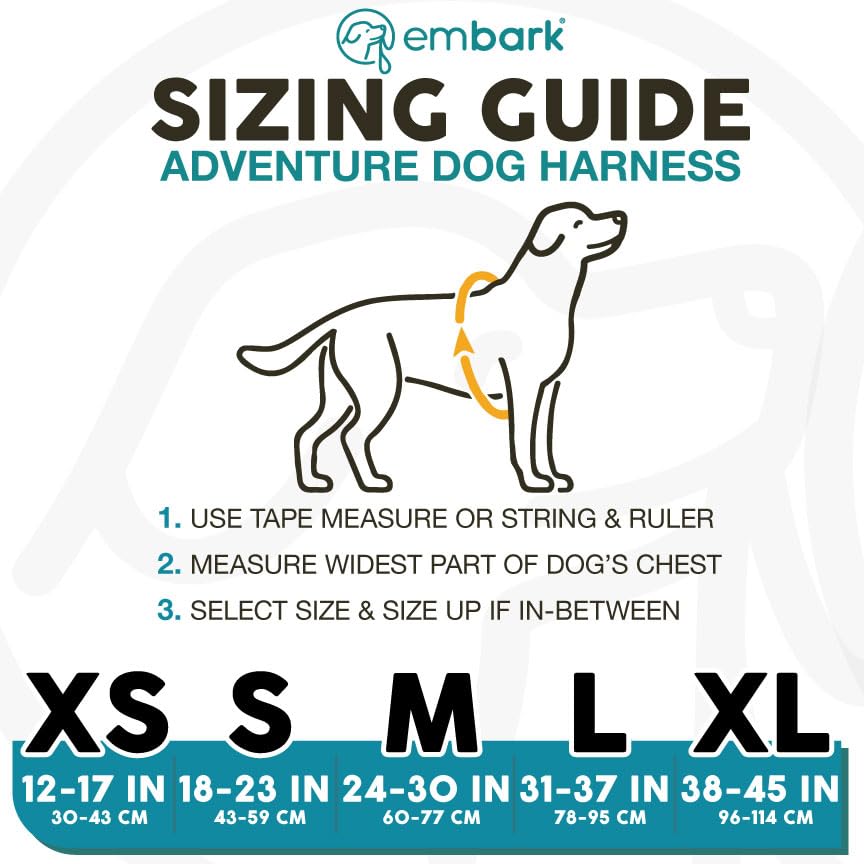 Embark Adventure Xl Dog Harness No-Pull Dog Harnesses For Extra Large, Medium And Small Dogs. 2 Leash Clips, Front & Back With Control Handle, Adjustable Orange Dog Vest, Soft & Padded For Comfort