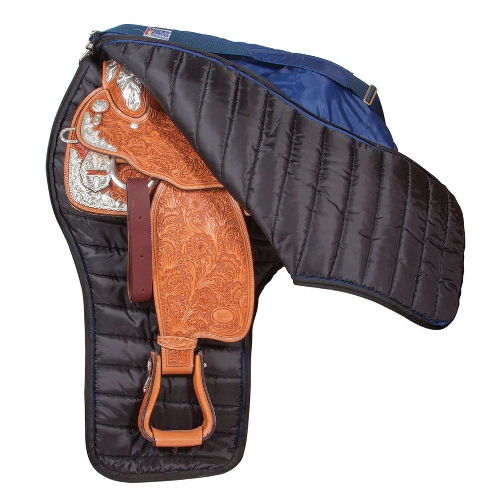 Dura-Tech Padded Western Saddle Case | Ultimate Protection & Easy Transport | Ideal for Horse Shows & Travel | Color Purple