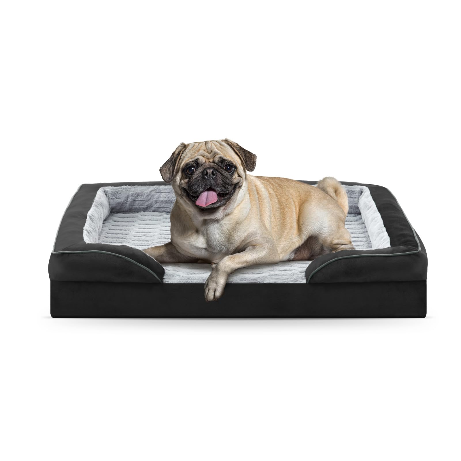 Furtime Orthopedic Dog Bed For Small Dogs - Washable Dog Sofa Beds Small, Supportive Foam Pet Couch Bed With Removable Washable 
