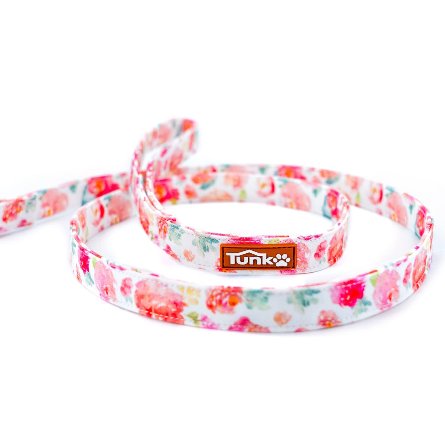 Tunkoo Dog Leash Floral With Soft Comfy Cotton Handle