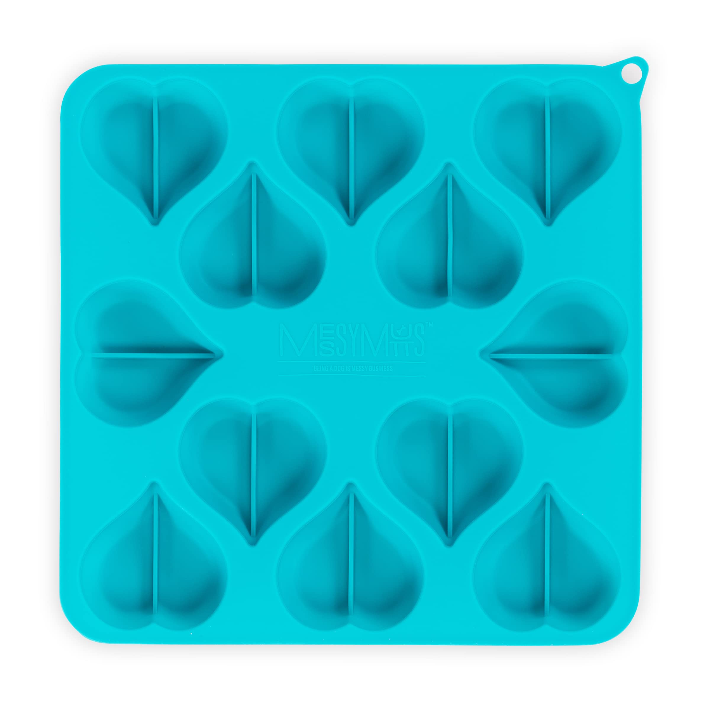 Messy Mutts Dog Treat Making Mold Heart 2Pk