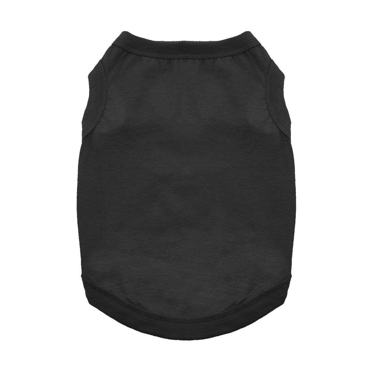 Doggie Design Cotton Dog Tank (Jet Black, Xs)