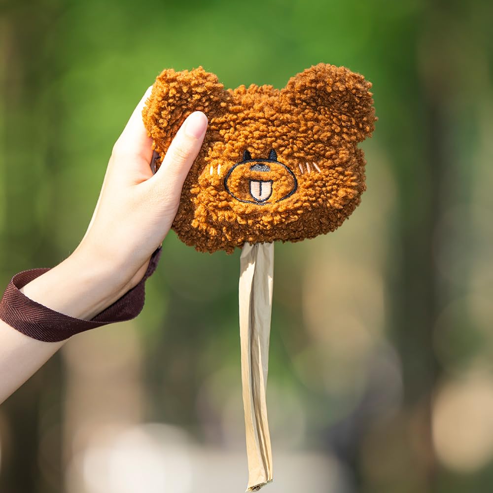 Petrium Pet Dog Poop Bag Holder, Cute Dog Waste Bag Dispenser Attach To Any Leashes, Bag, Portable Washable Pet Waste Pouch Disp