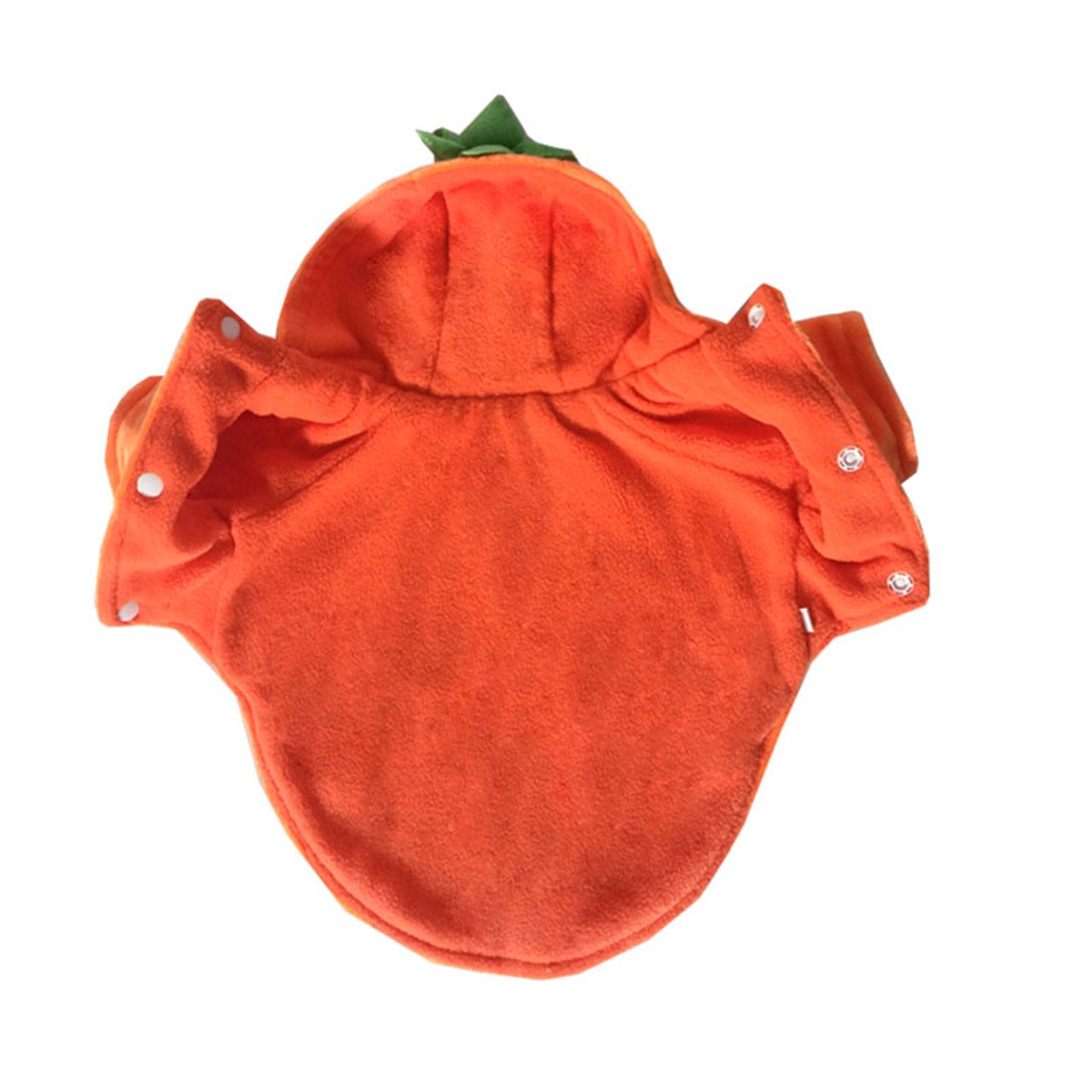 Mogoko Dog Cat Halloween Pumpkin Costume,Pet Cosplay Costumes,Puppy Warm Outfits Fleece Hoodie Animal Autumn Winter Clothes (L Size)