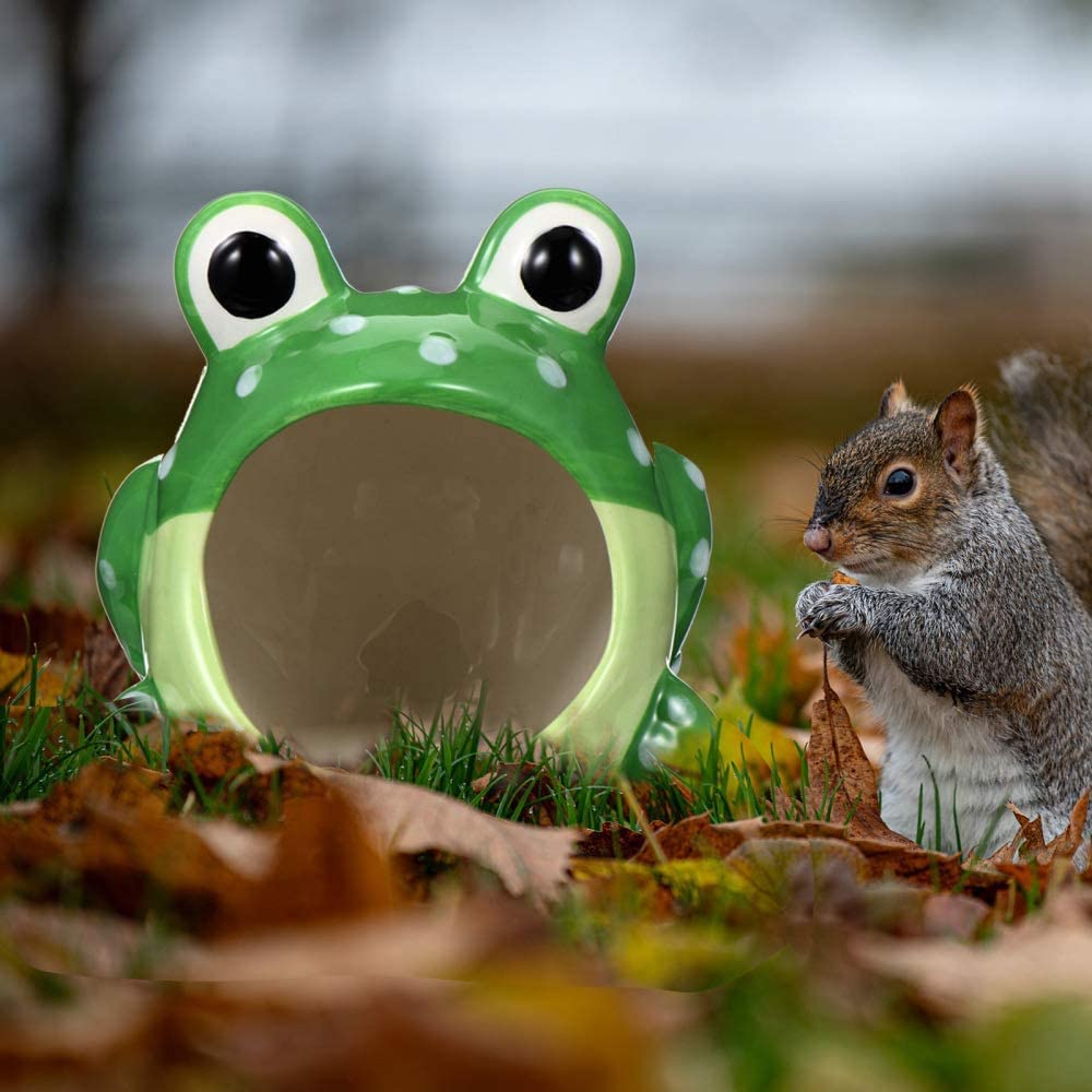 Ceramic Hamster Hideout Small Animal House Critter Bath, Ideal For Dwarf Hamsters And Gerbils, Pet Hideout Hut Cave