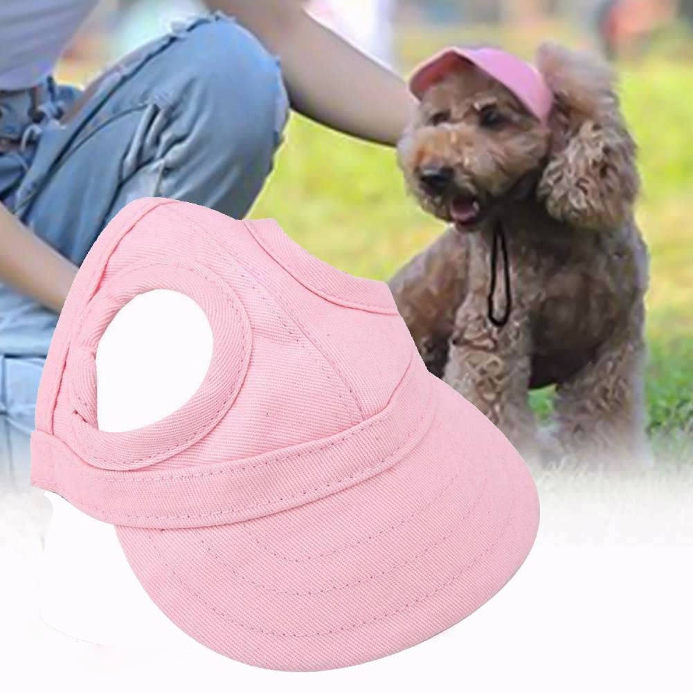 Pet Dog Sports Hat, Cat Baseball Hat Pet Outdoor Sports Hats With Ear Holes Sunbonnet Fashionable Sun Hat With Adjustable Chin S