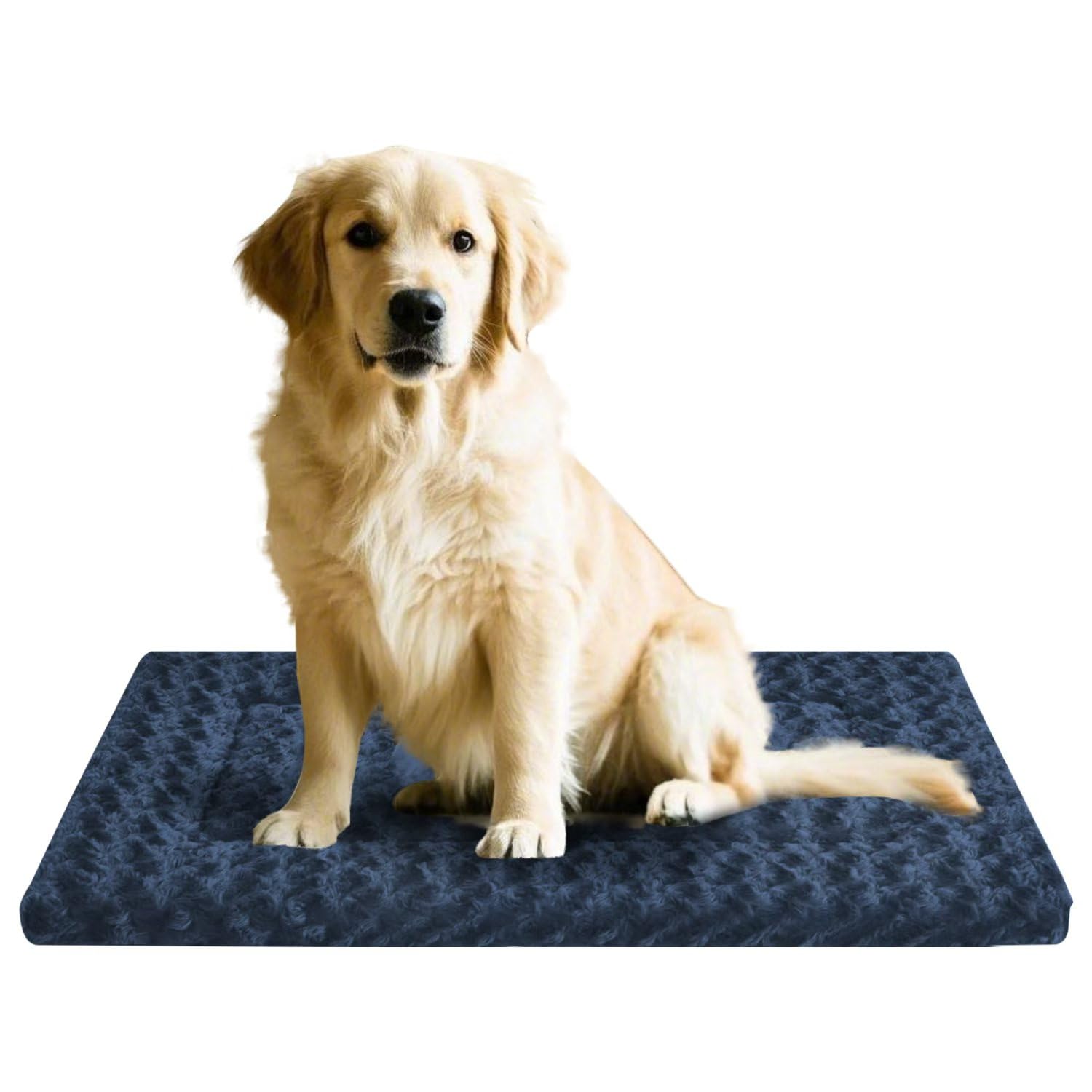 Dog Beds Crate Pad, Dog Bed Mat For Medium Dogs Sleeping, Soft, Durable, Washable & Anti-Slip Crate Pads, Reversible Kennel Mat 